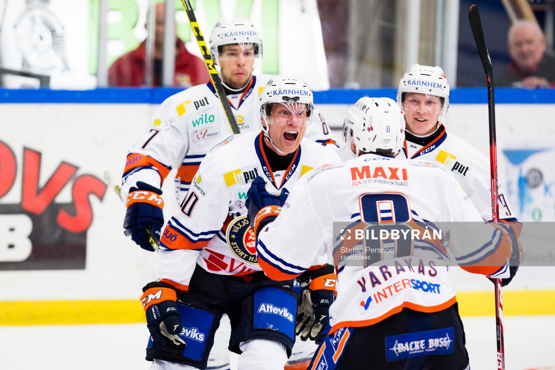 Växjös Robert Rosén, Richard Gynge, Ville Varakas och