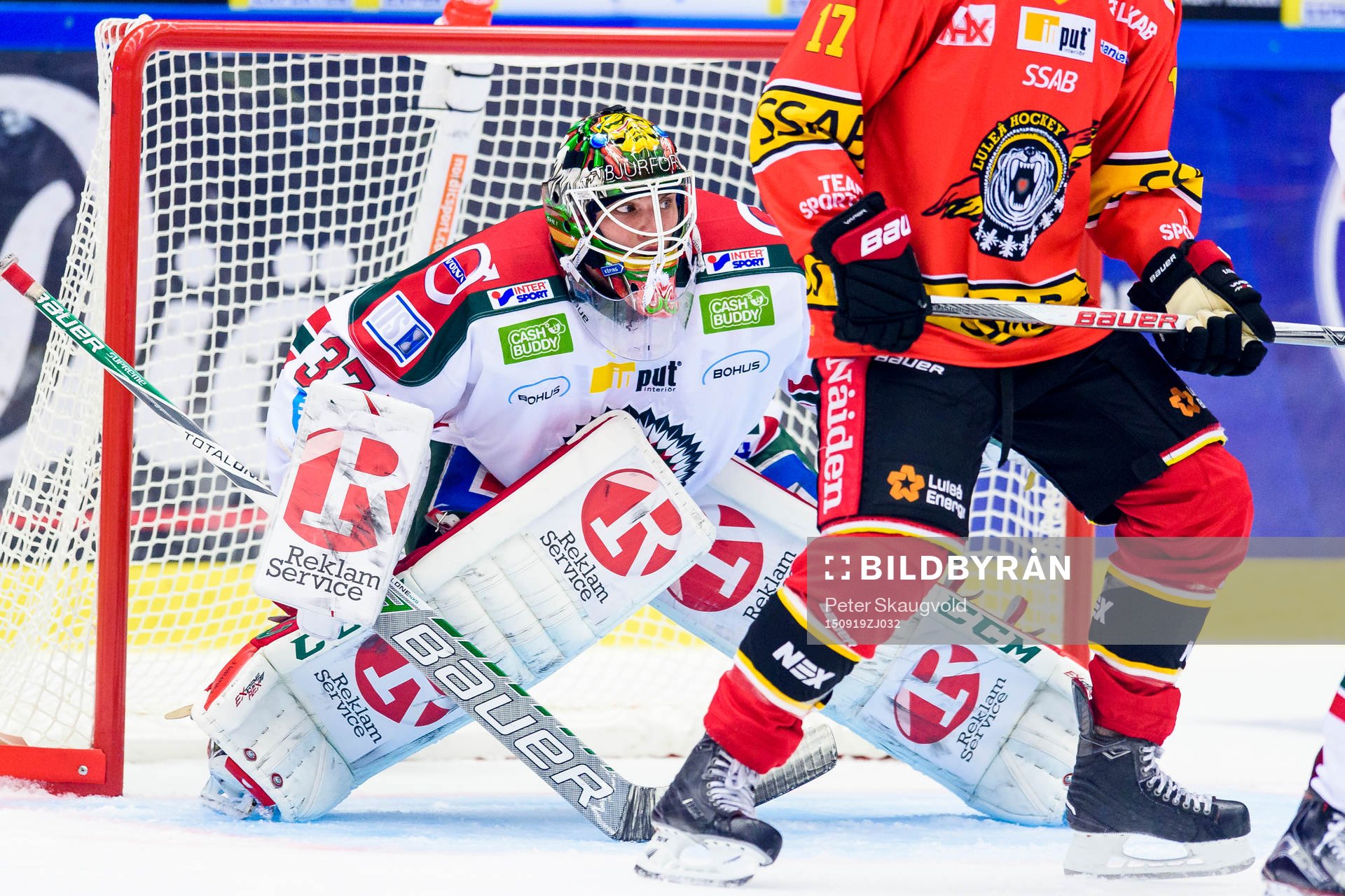 Frölundas målvakt Johan Gustafsson