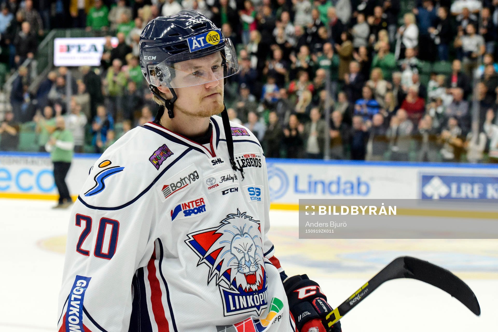 Linköpings Nick Sörenssen deppar
