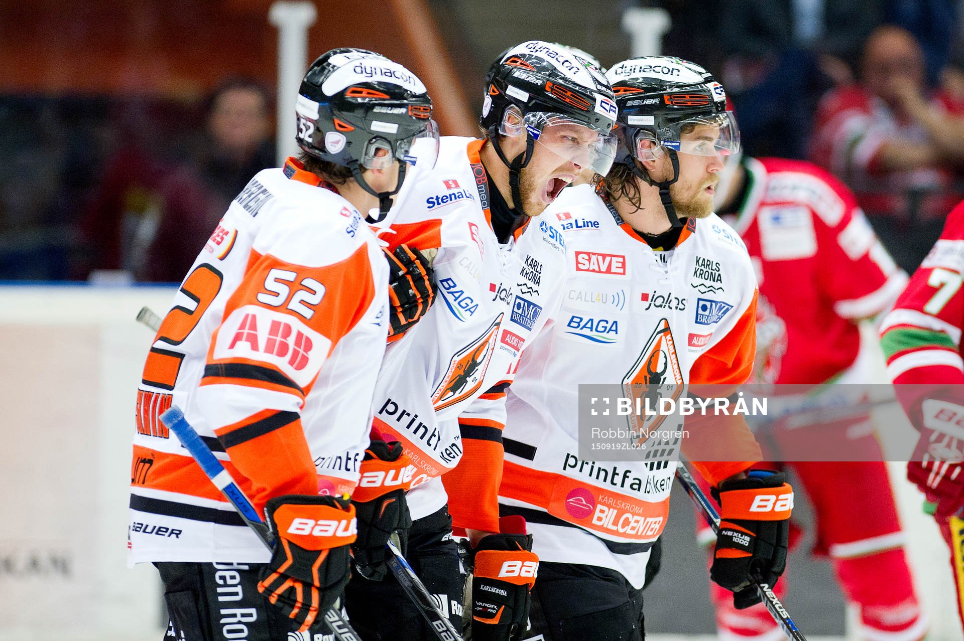 Karlskronas David Westlund grimaserar