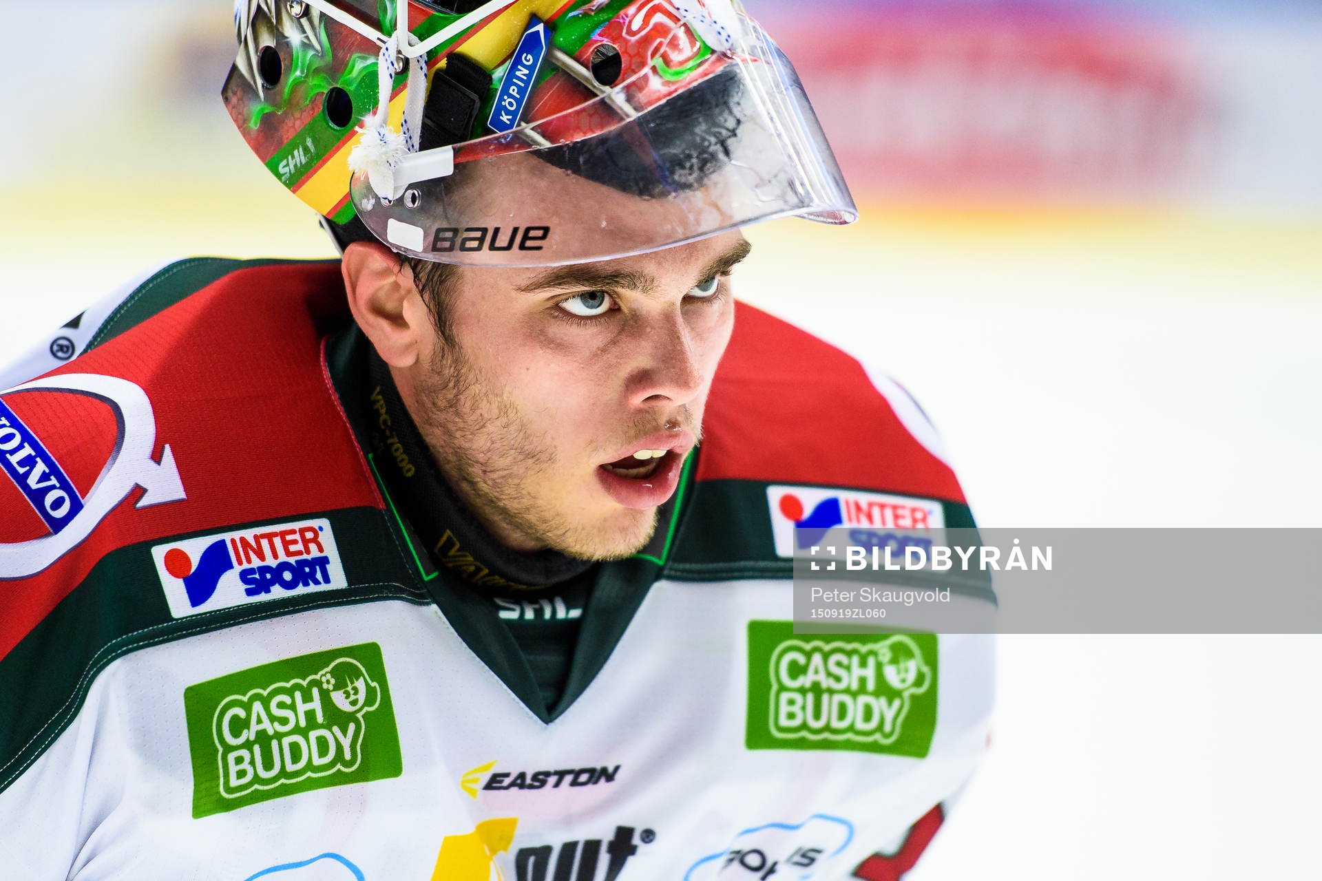 Frölundas målvakt Johan Gustafsson