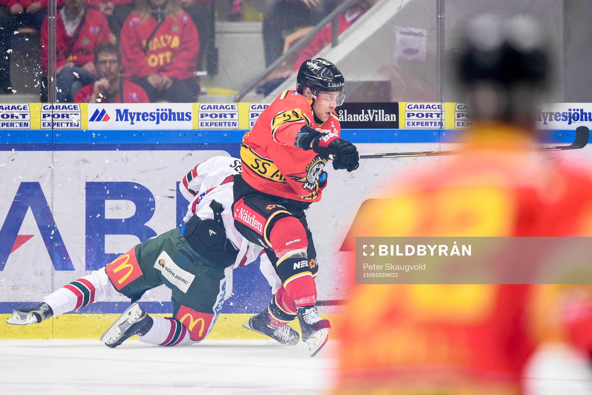 Luleås Ilari Melart och Frölundas John Dahlström