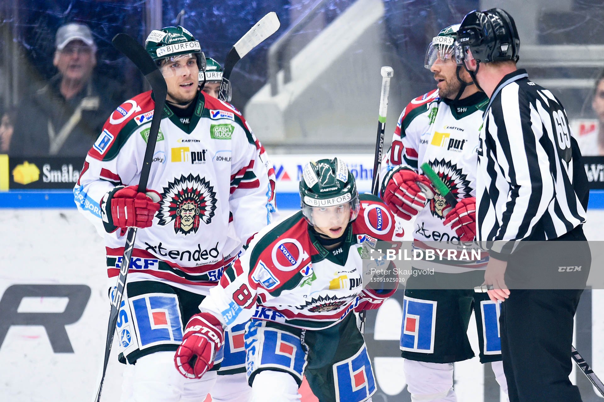 Frölundas Ryan Lasch jublar
