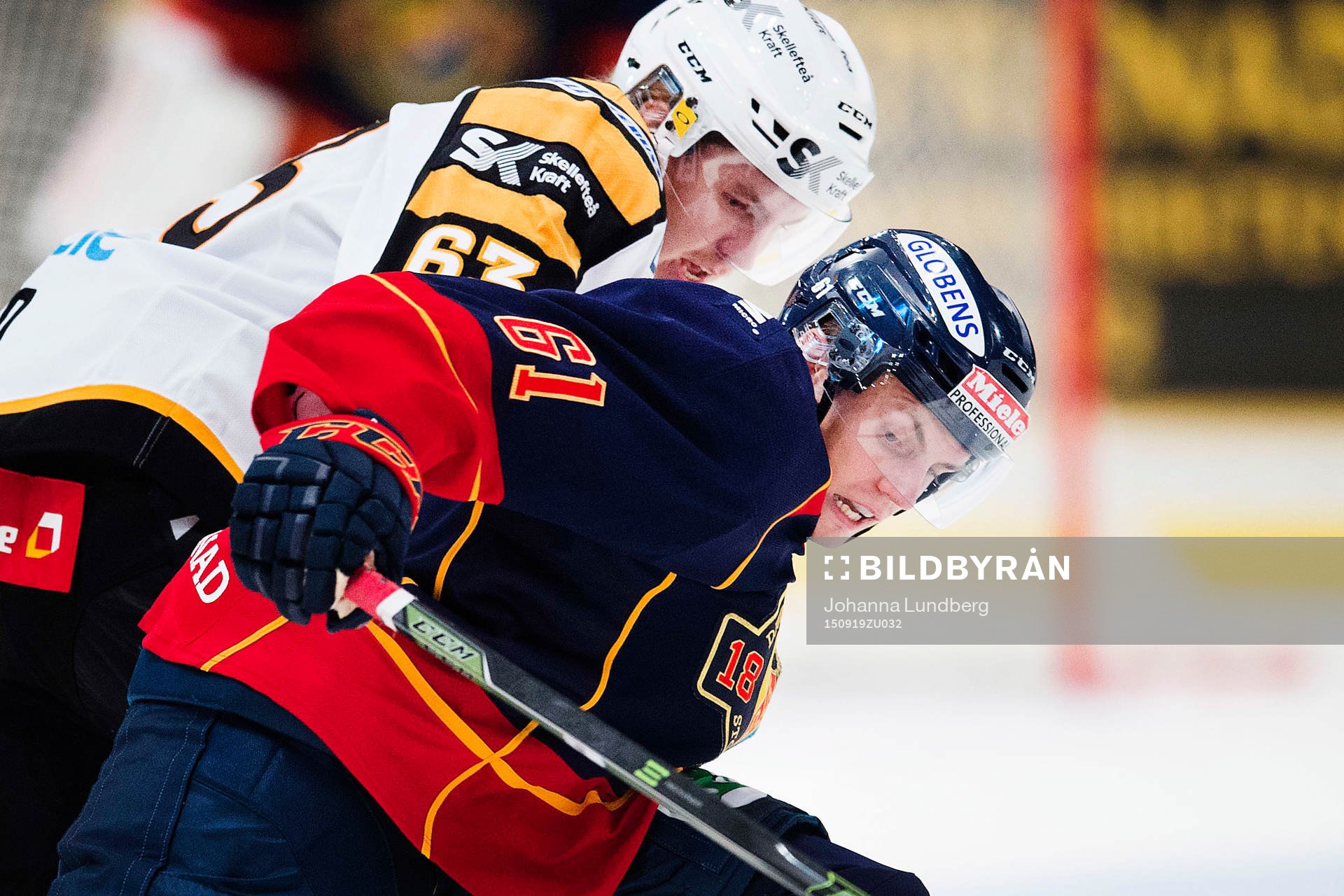 Skellefteås Sebastian Aho och Djurgårdens Markus Ljungh