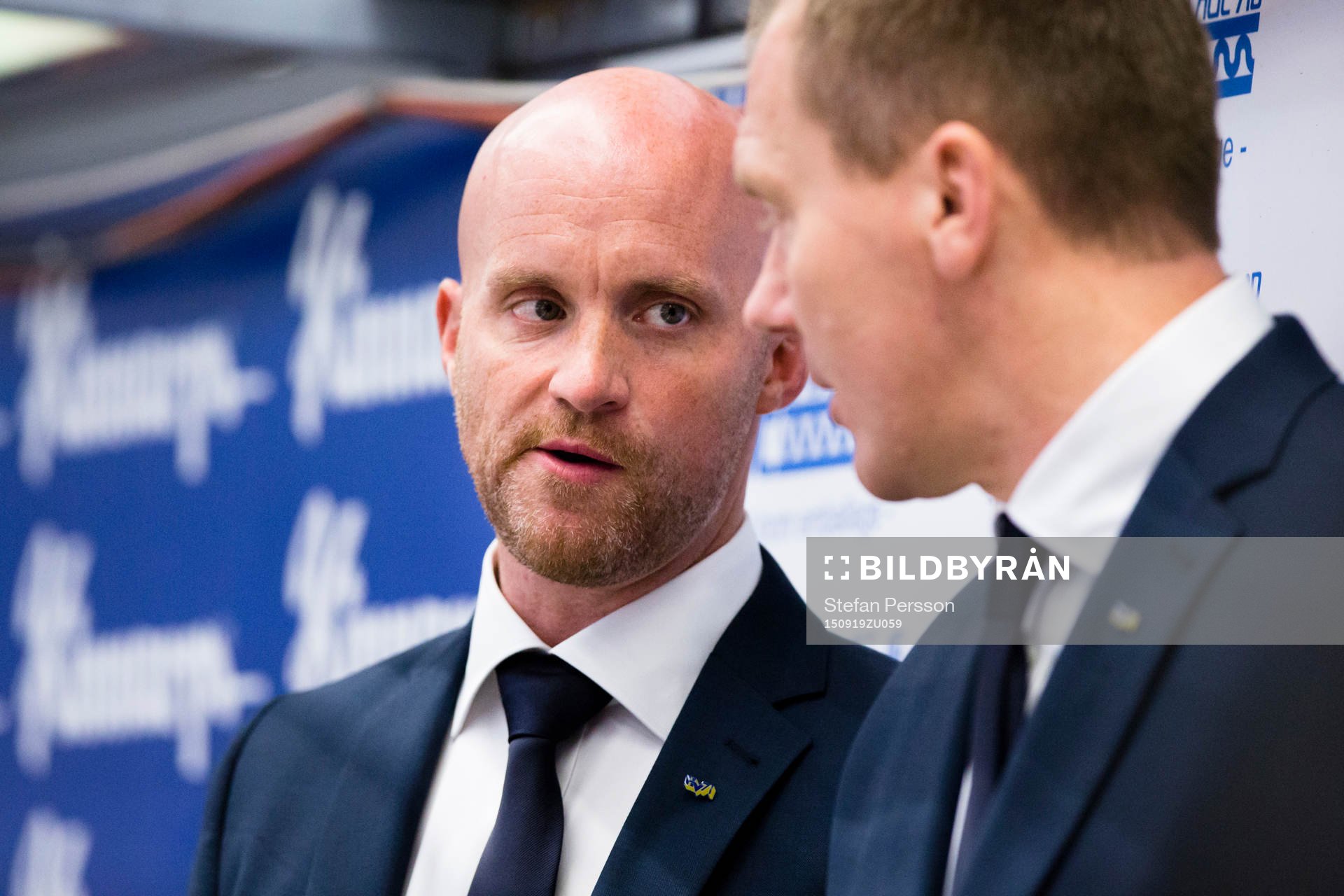 s assisterande tränare Tim Brithén och tränare Johan