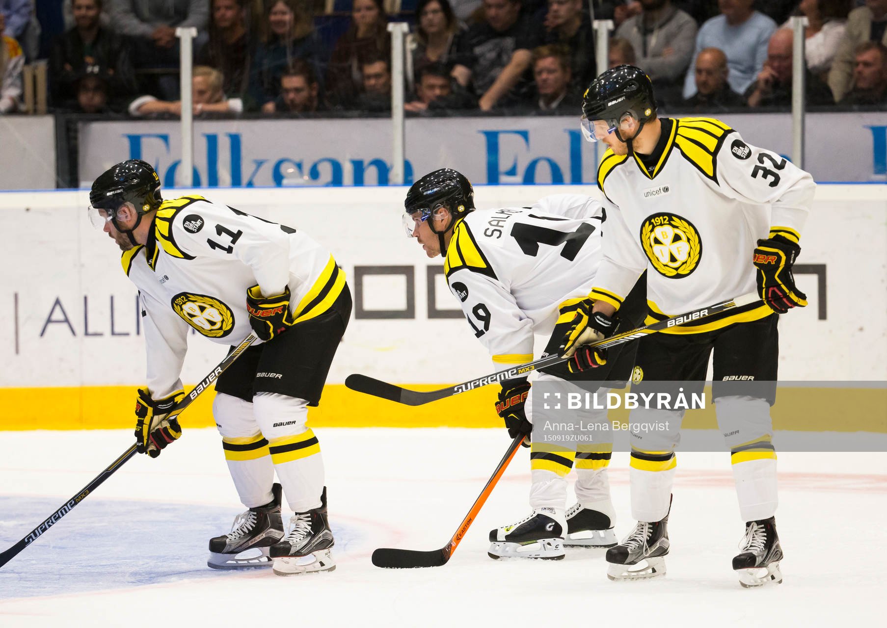 Brynäs Jesper Ollas, Anssi Salmela och Nick Johnson