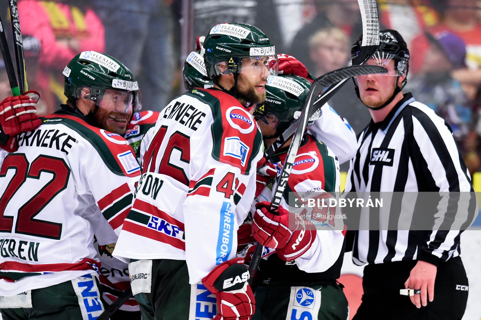 Frölundas Ryan Lasch jublar