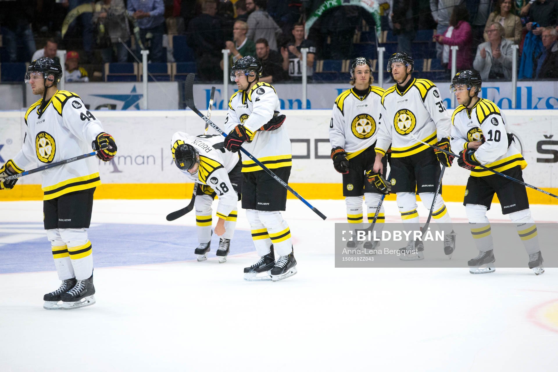 Brynäs spelare deppar