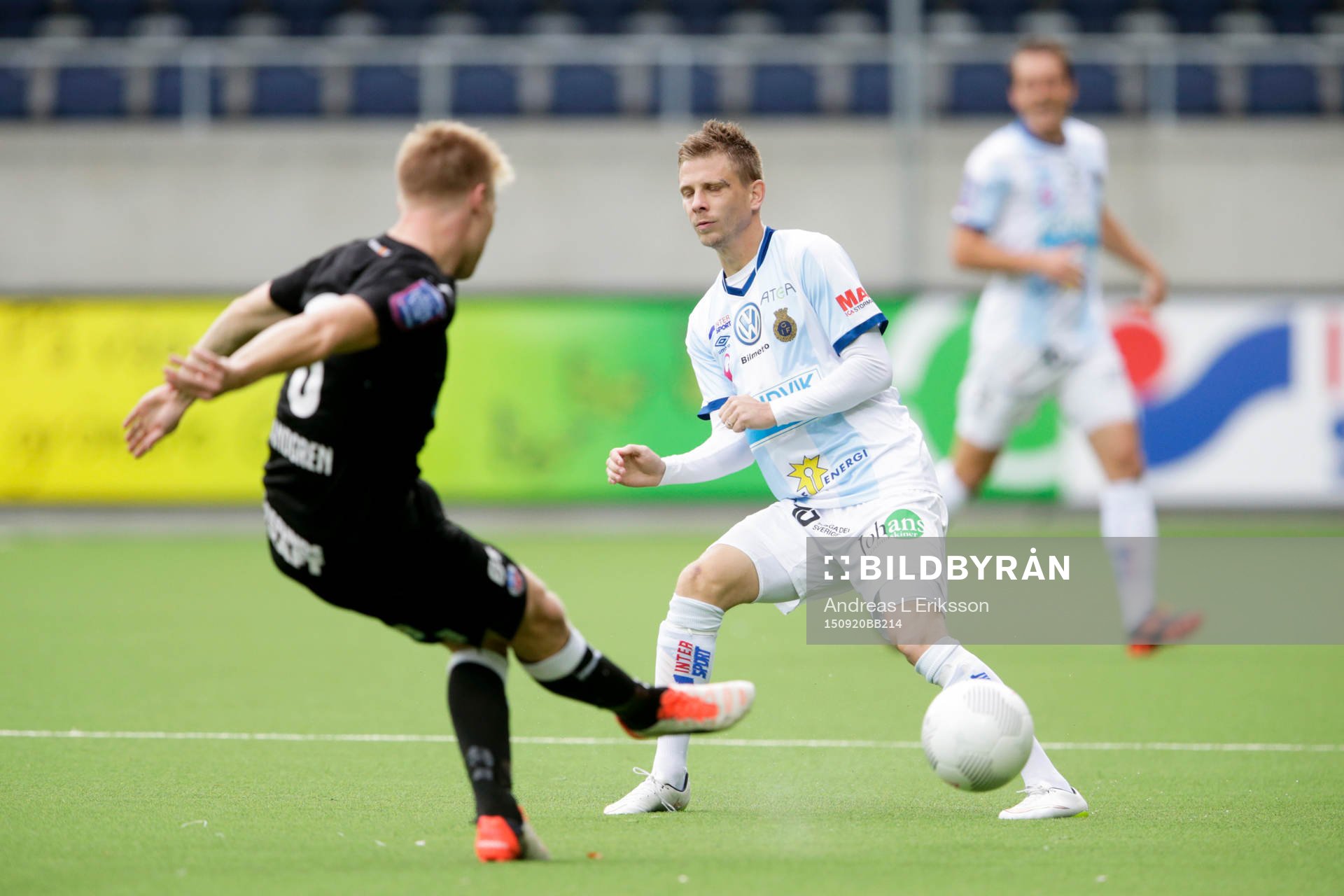 Helsingborgs Andreas Landgren och Gefles Johan Bertilsson
