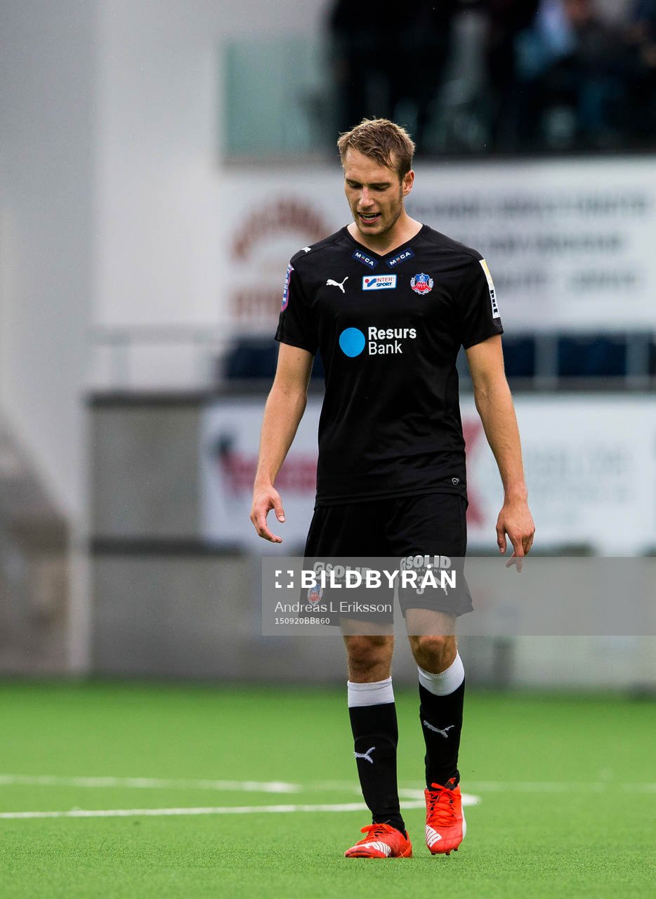 Helsingborgs Frederik Helstrup Jensen deppar