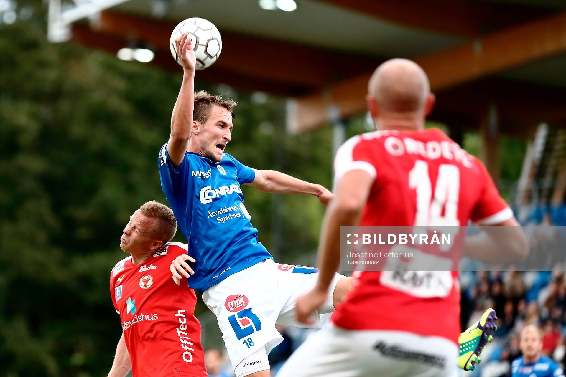 Åtvidabergs Tor Øyvind Hovda och Kalmars Tobias Eriksson