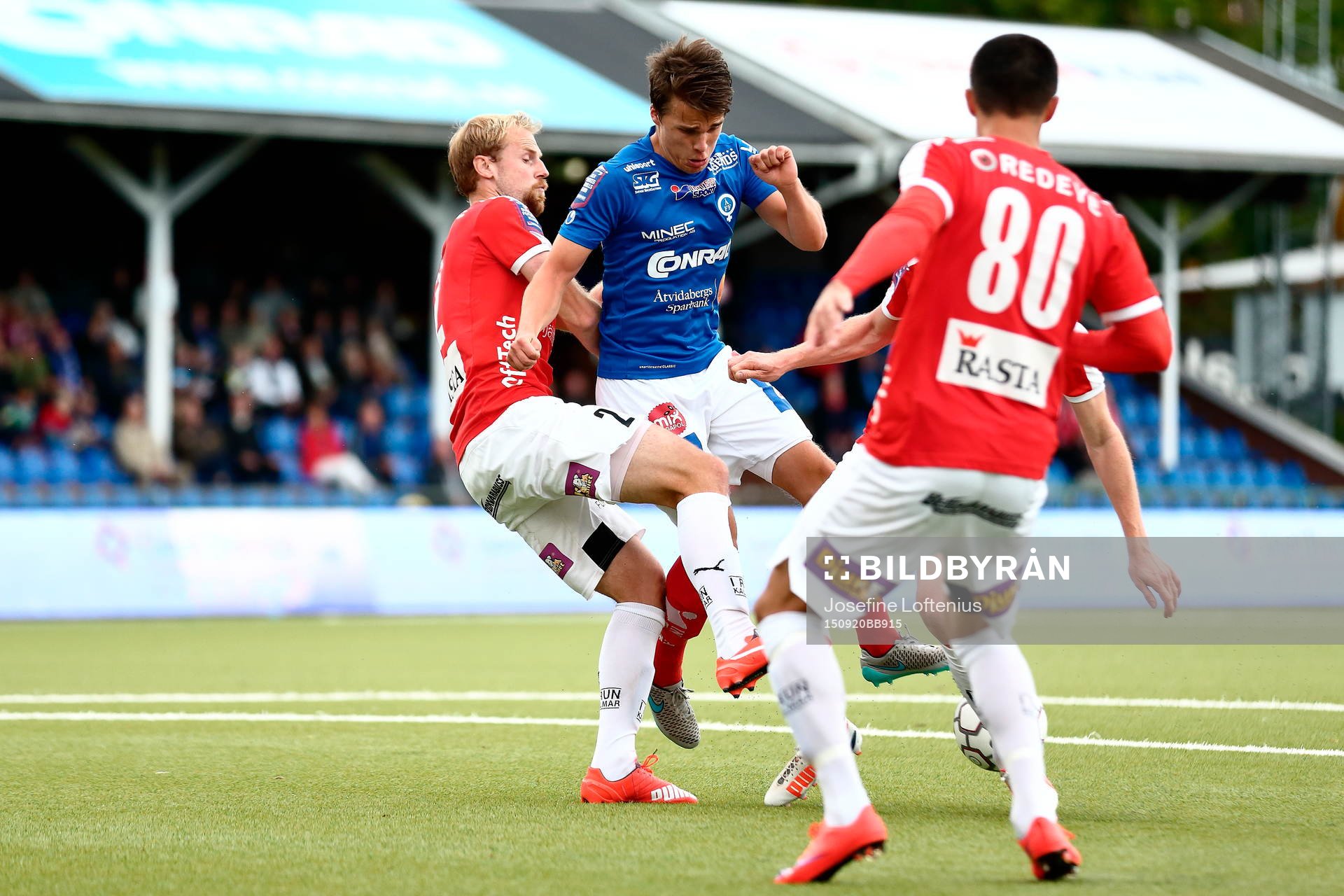 Åtvidabergs Simon Skrabb och Kalmars Markus Thorbjörnsson
