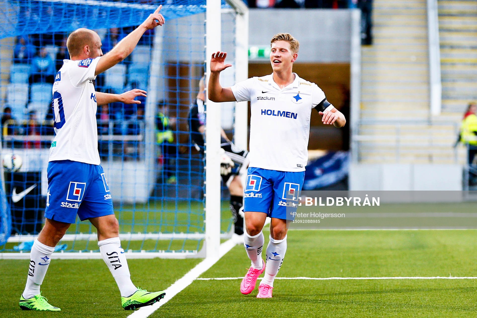 Norrköpings Christoffer Nyman jublar