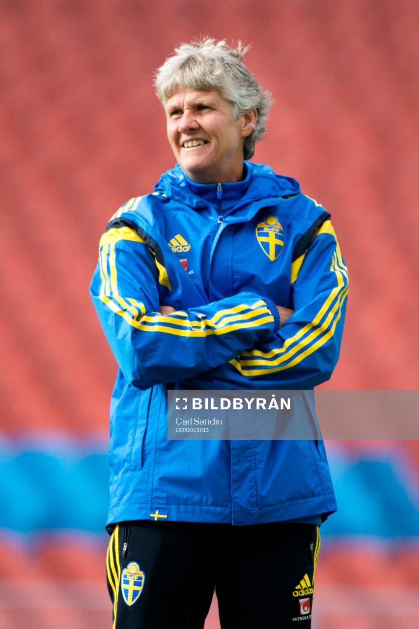 Sveriges förbundskapten Pia Sundhage