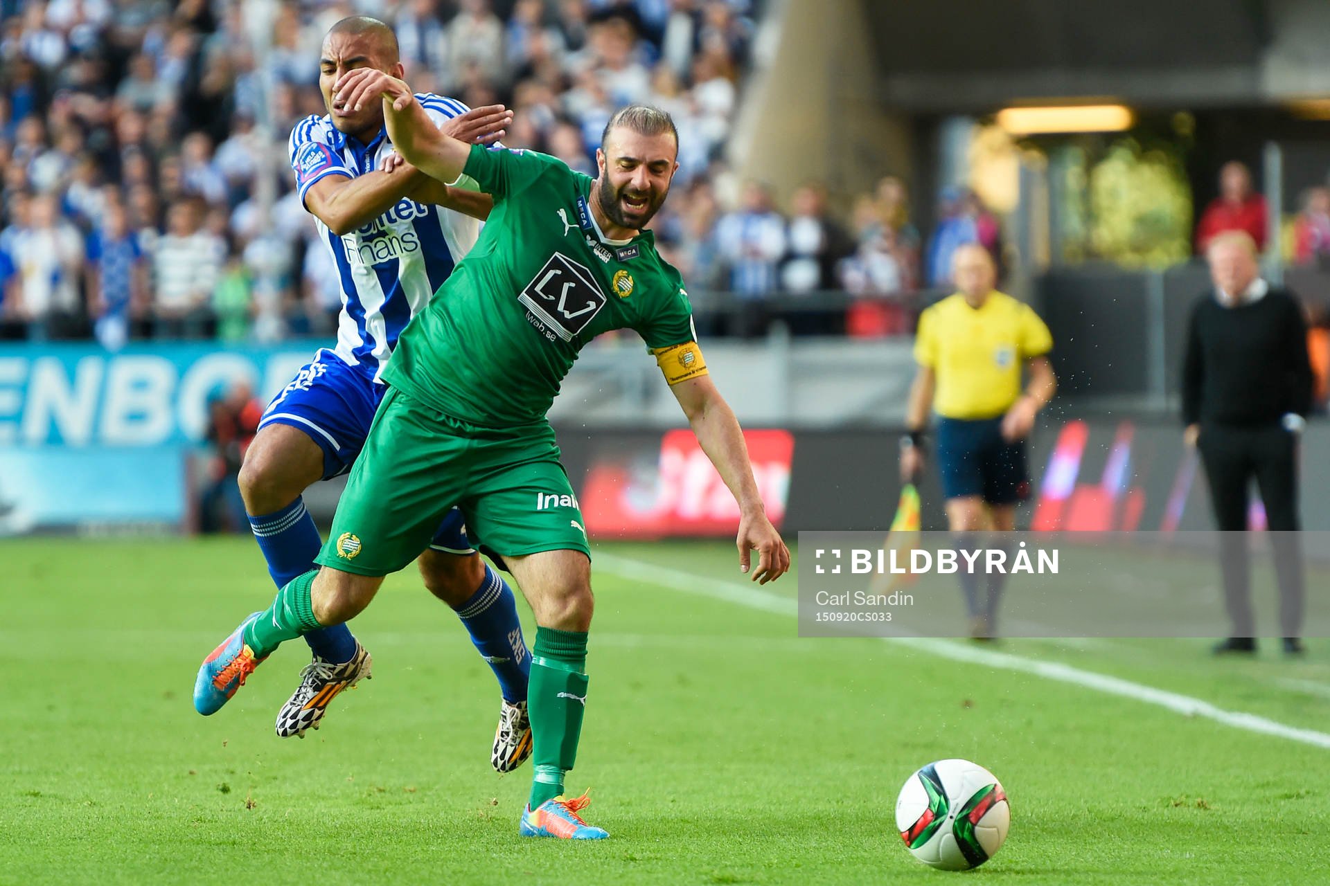 IFK Göteborgs Haitam Aleesami och Hammarbys Kennedy