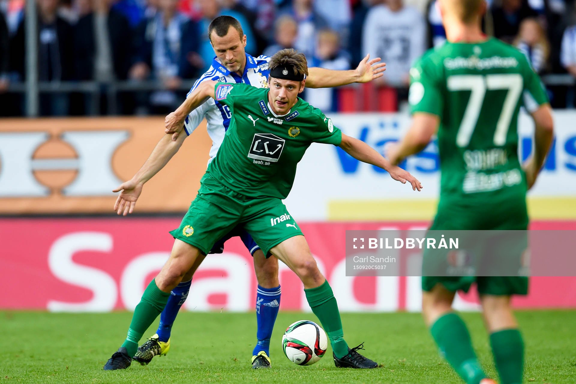 IFK Göteborgs Hjalmar Jonsson och Hammarbys Jakob Orlov