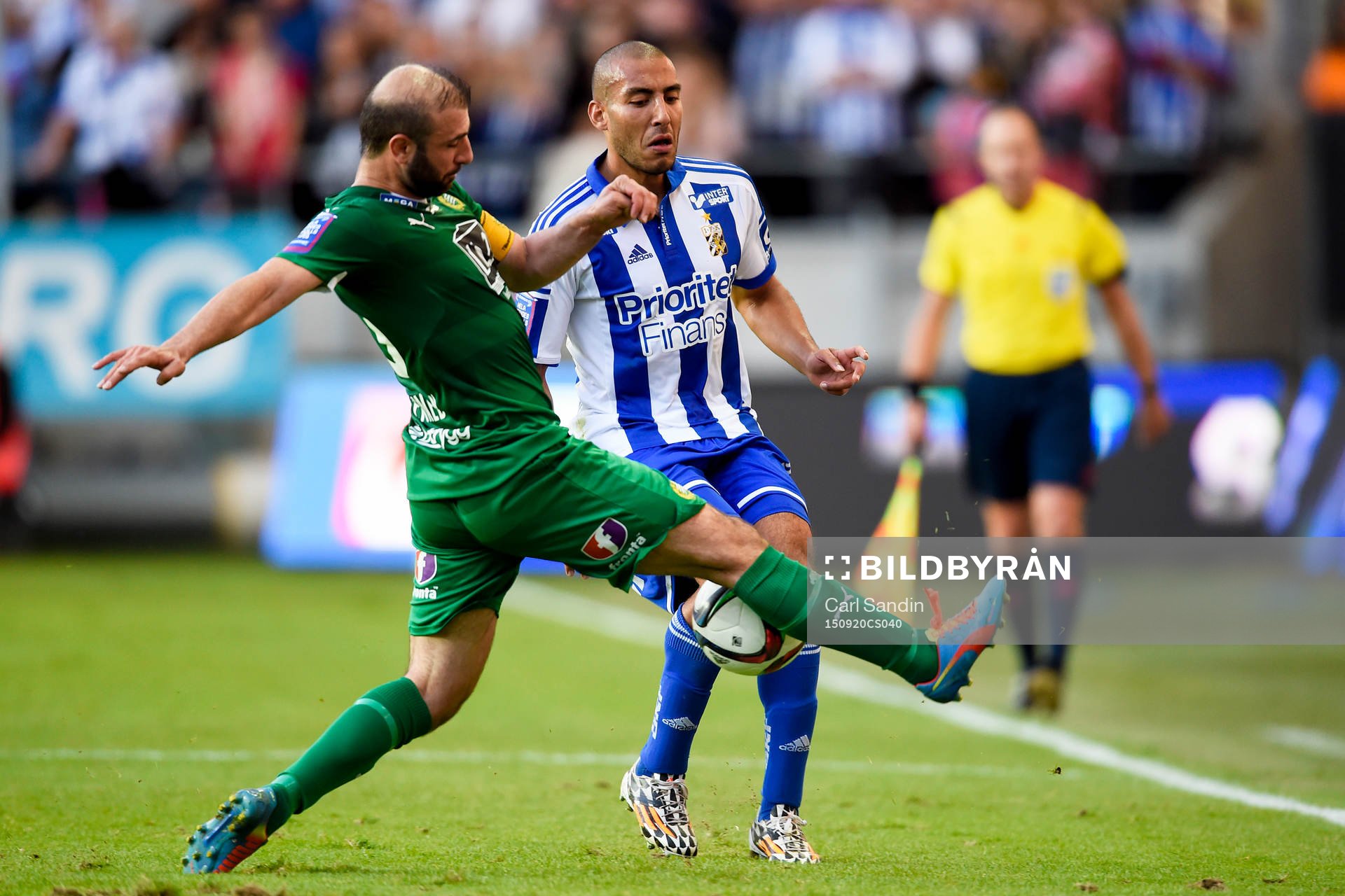 Hammarbys Kennedy Bakircioglu och IFK Göteborgs Haitam