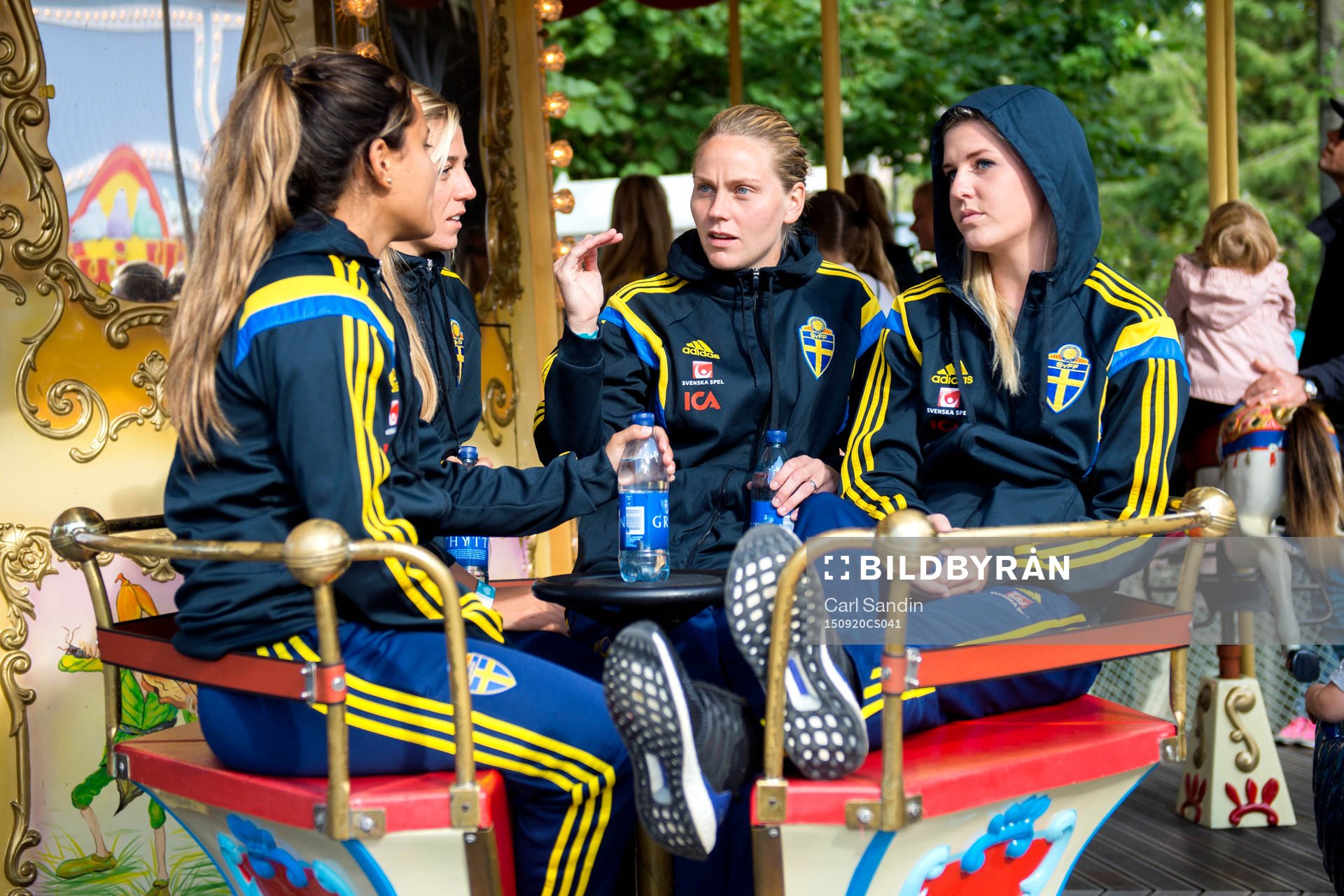 Sveriges Malin Diaz, Linda Sembrant, Lisa Dahlkvist och