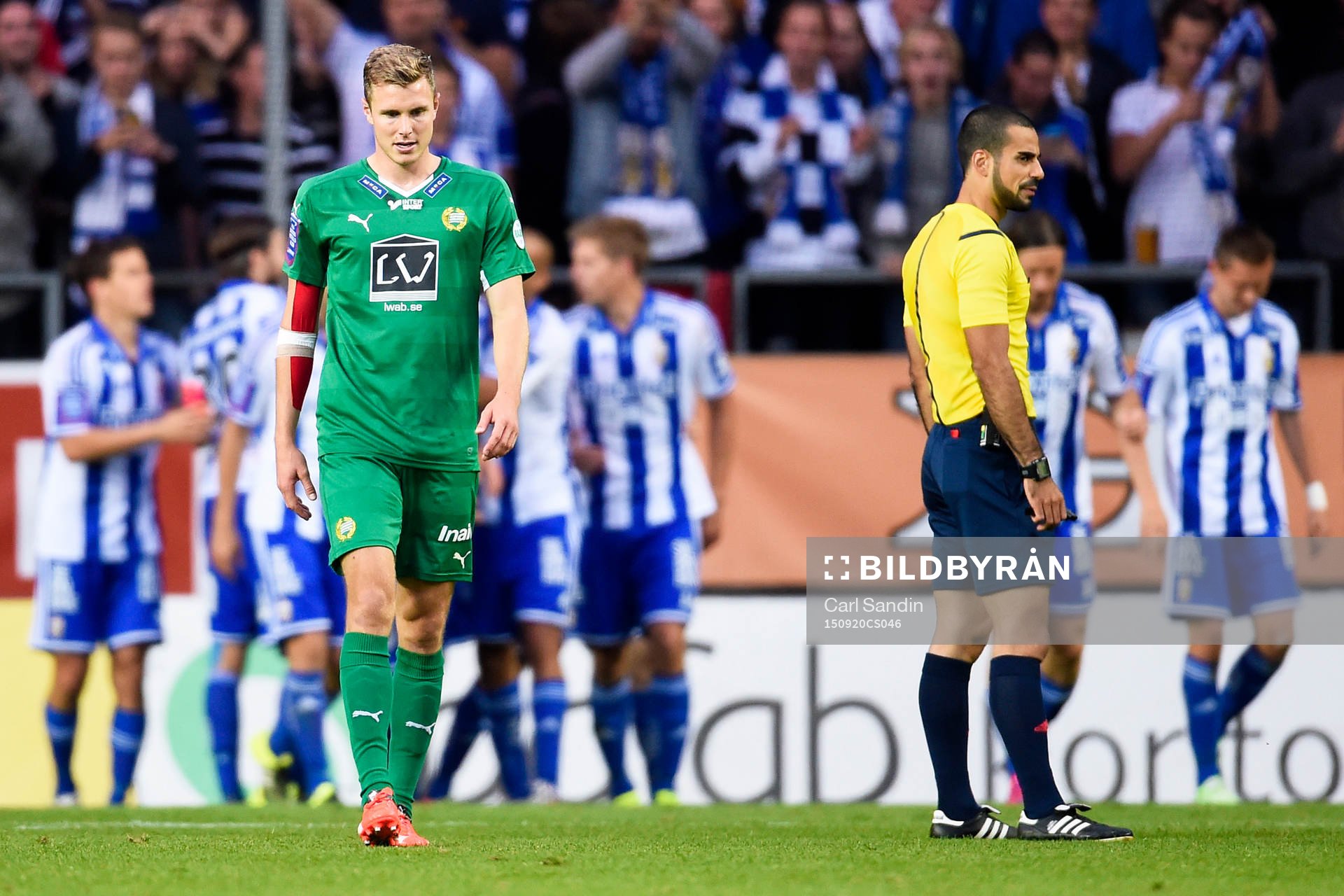 Hammarbys Richard Magyar deppar