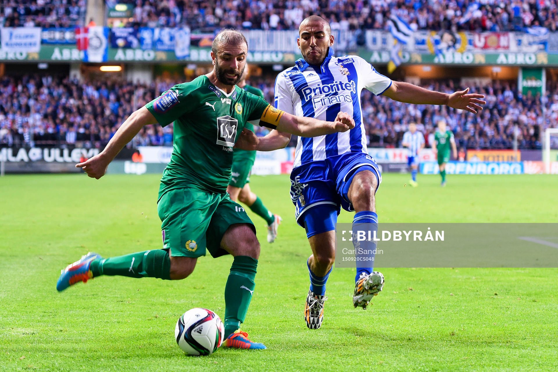 Hammarbys Kennedy Bakircioglu och IFK Göteborgs Haitam