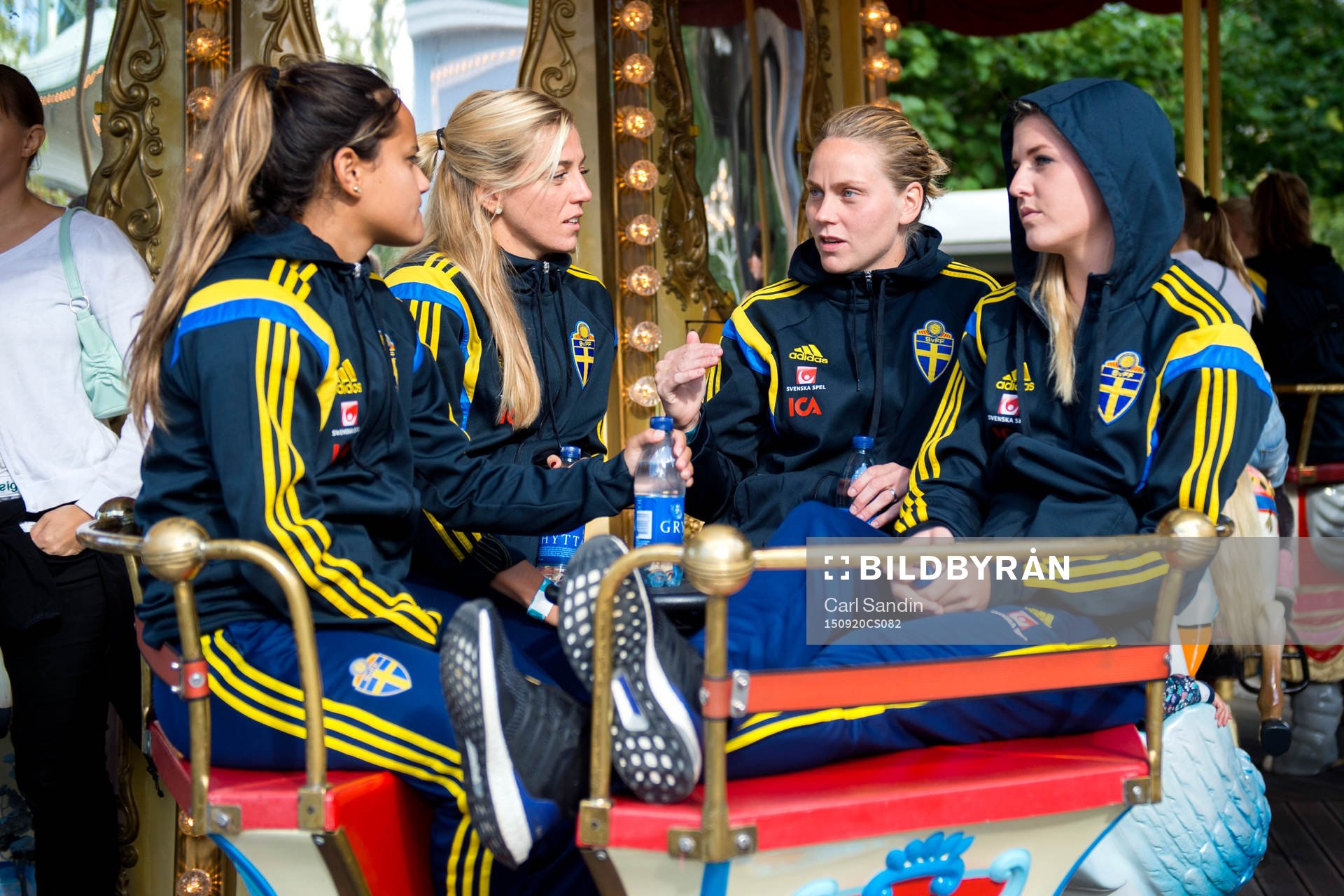 Sveriges Malin Diaz, Linda Sembrant, Lisa Dahlkvist och