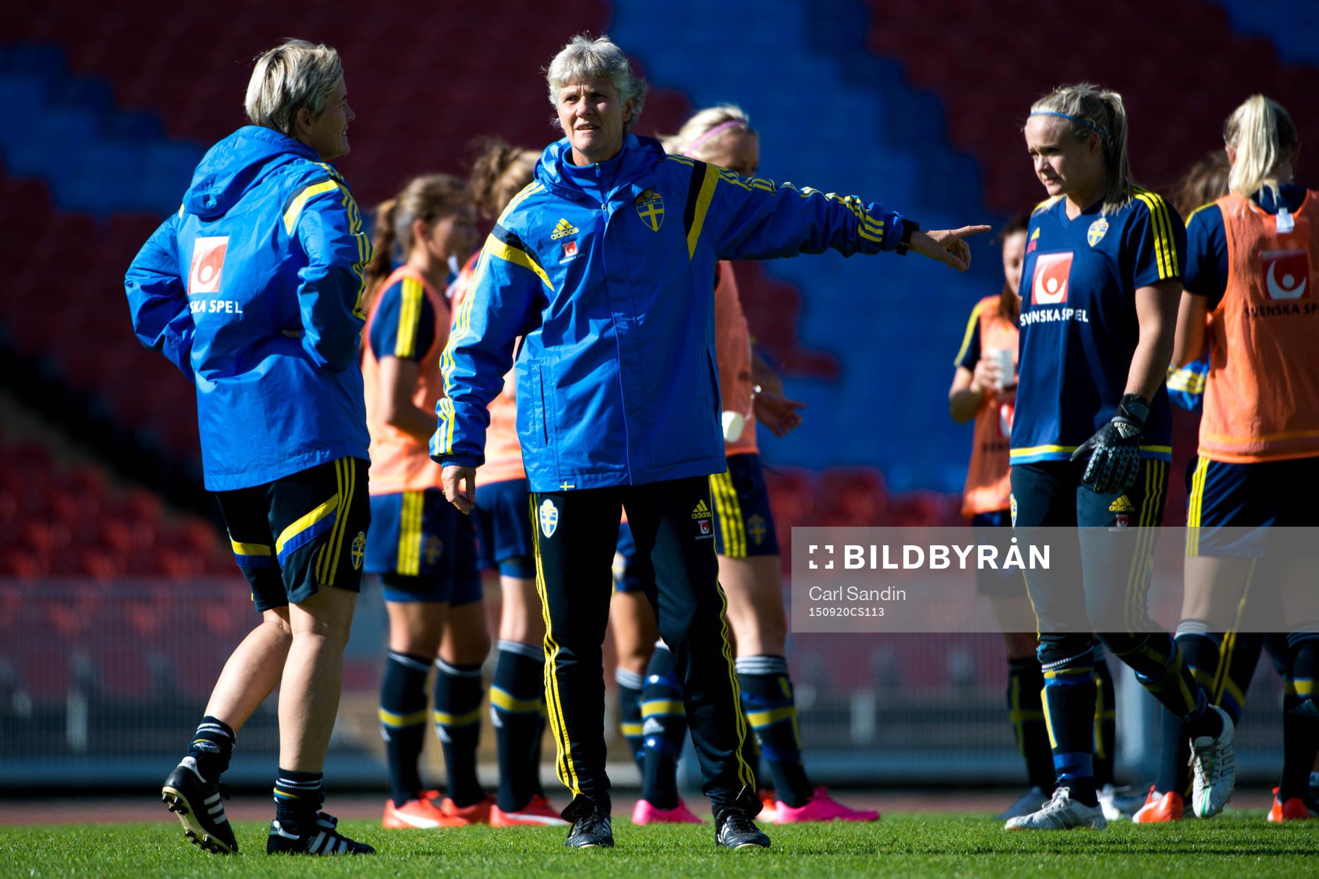 Sveriges förbundskapten Pia Sundhage