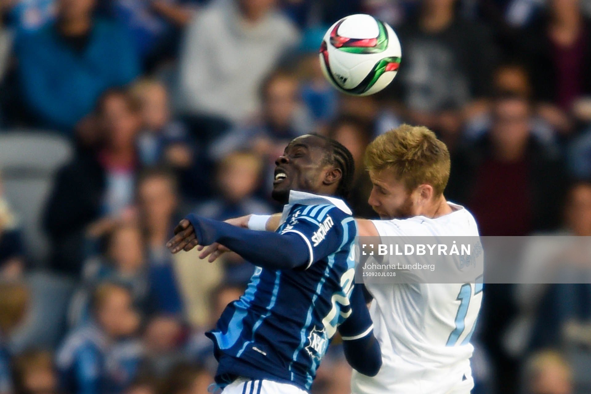 Djurgårdens Sam Johnson och Malmös Rasmus Bengtsson