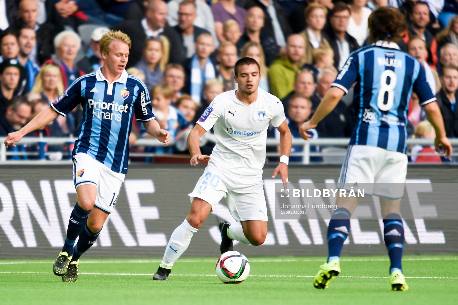 Malmös Vladimir Rodic och Djurgårdens Elliot Käck