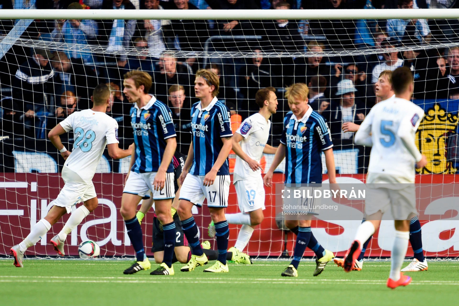 Djurgårdens Jesper Arvidsson, Tim Björkström och Elliot