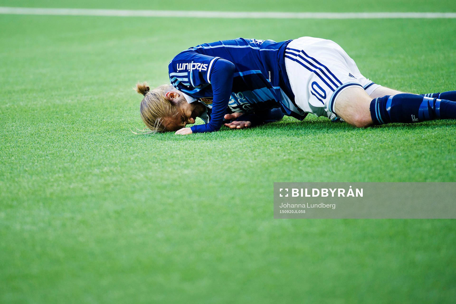 Djurgårdens Daniel Berntsen deppar