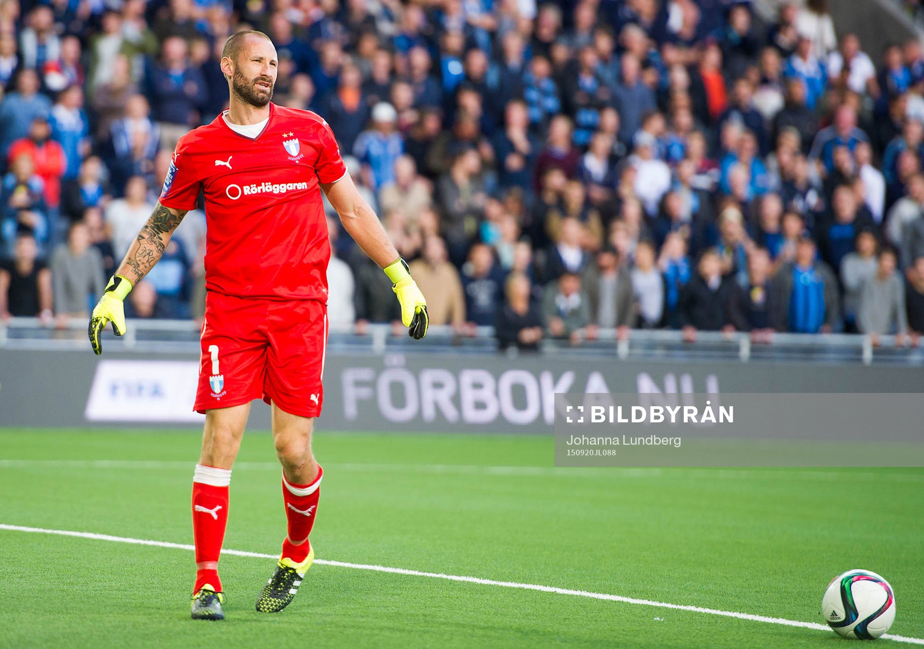 Malmös målvakt Johan Wiland