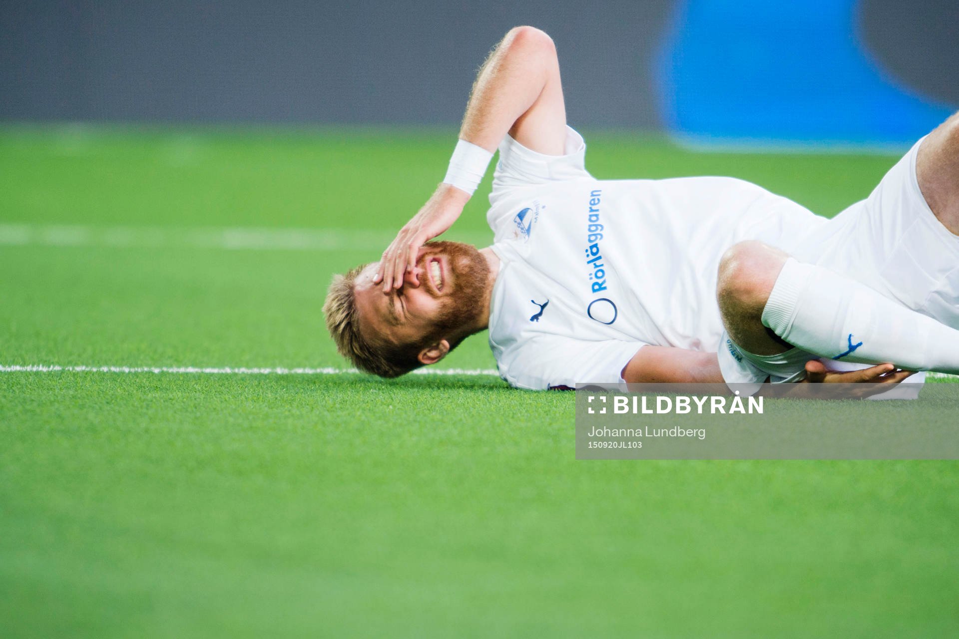 Malmös Rasmus Bengtsson skadar sig