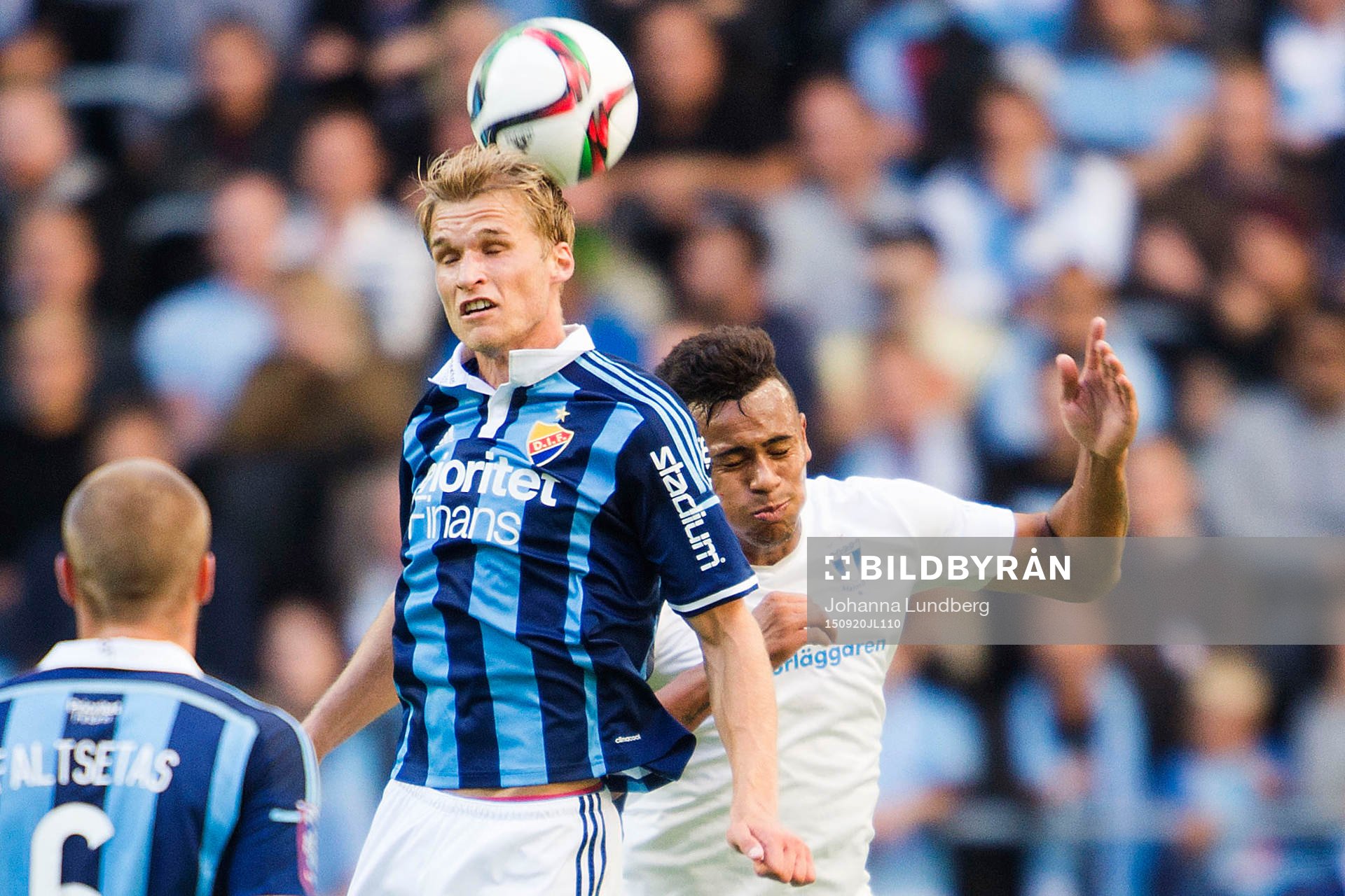 Djurgårdens Sebastian Andersson och Malmös Luis Felipe