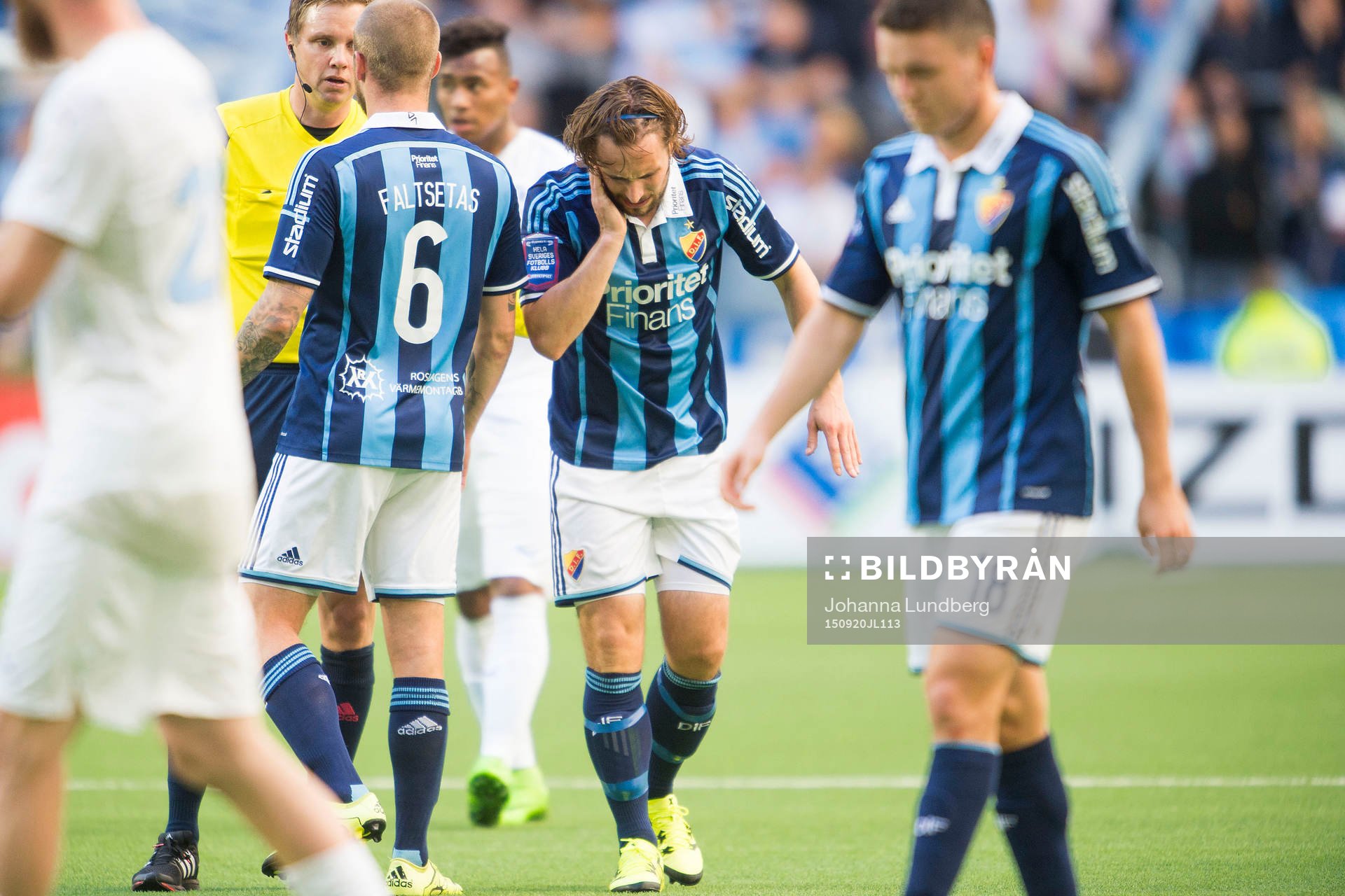 Djurgårdens Kevin Walker har ont