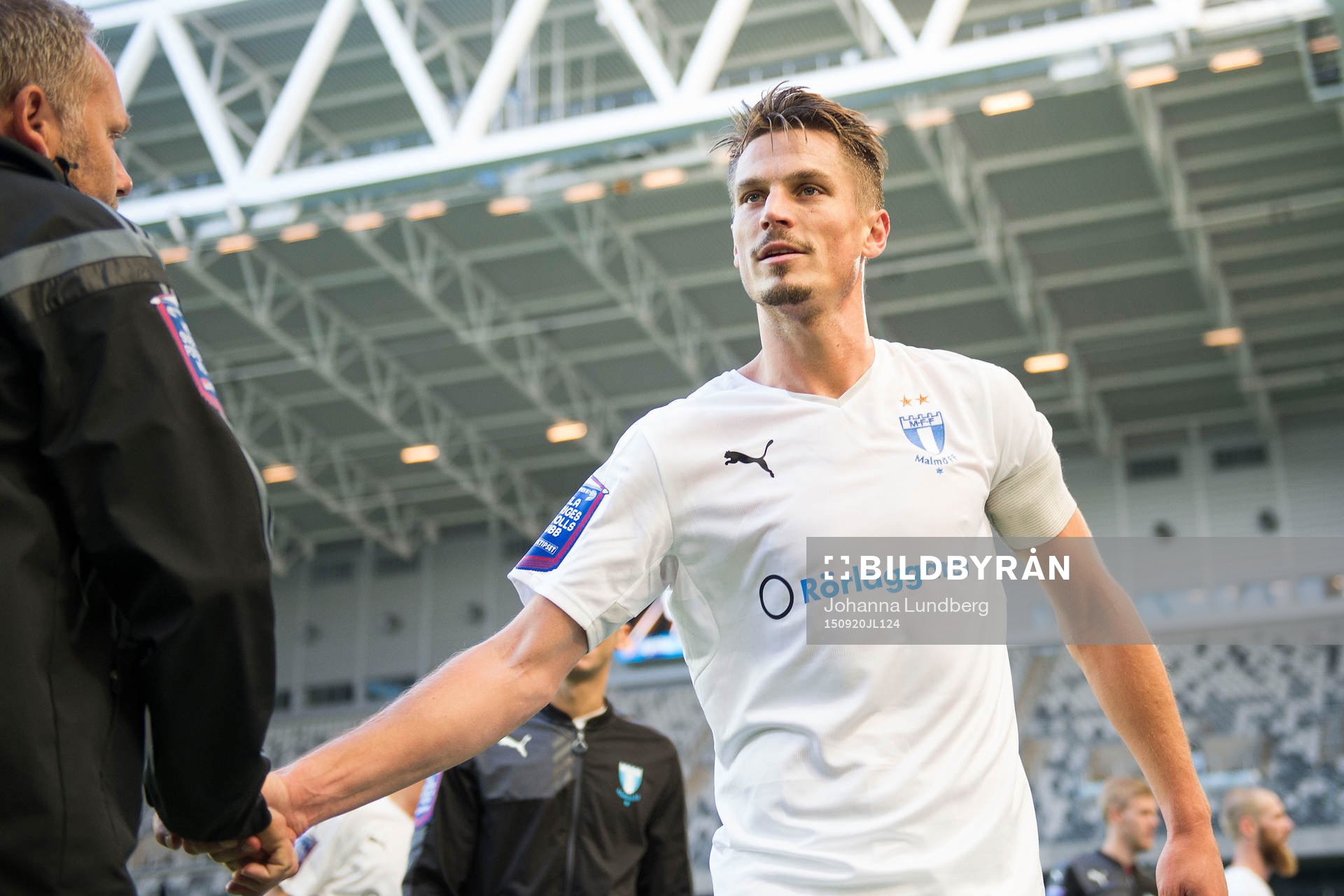 Malmös Markus Rosenberg efter fotbollsmatchen i Allsvenskan mellan Djurgården och Malmö FF den 20 september 2015 i Stockholm. 