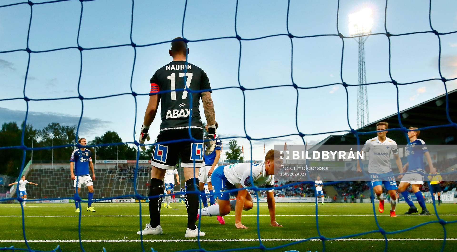 Norrköpings Alexander Fransson gör mål 5-0 förbi