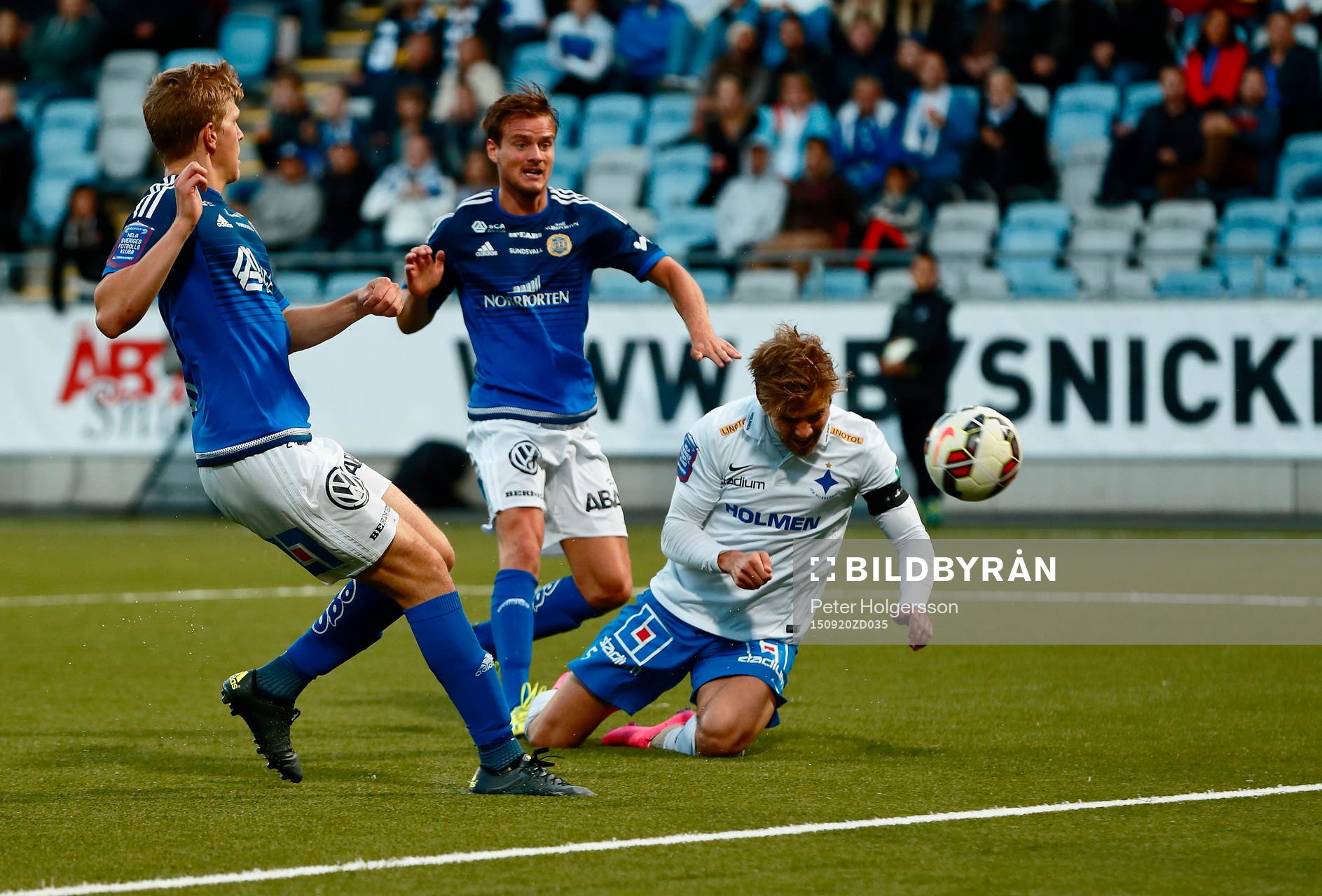 Norrköpings Christoffer Nyman gör mål 2-0