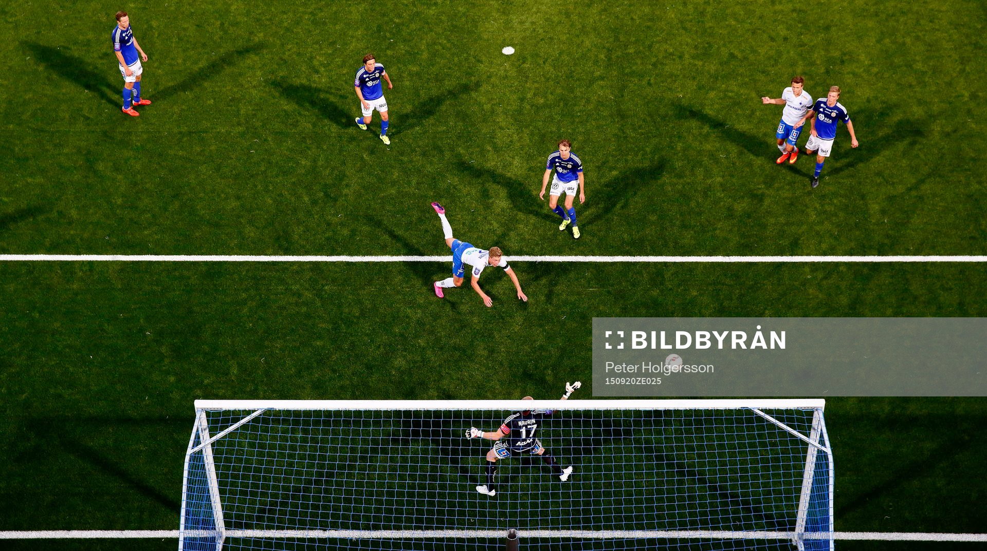 Mål 5-0 av Norrköpings Alexander Fransson förbi GIF