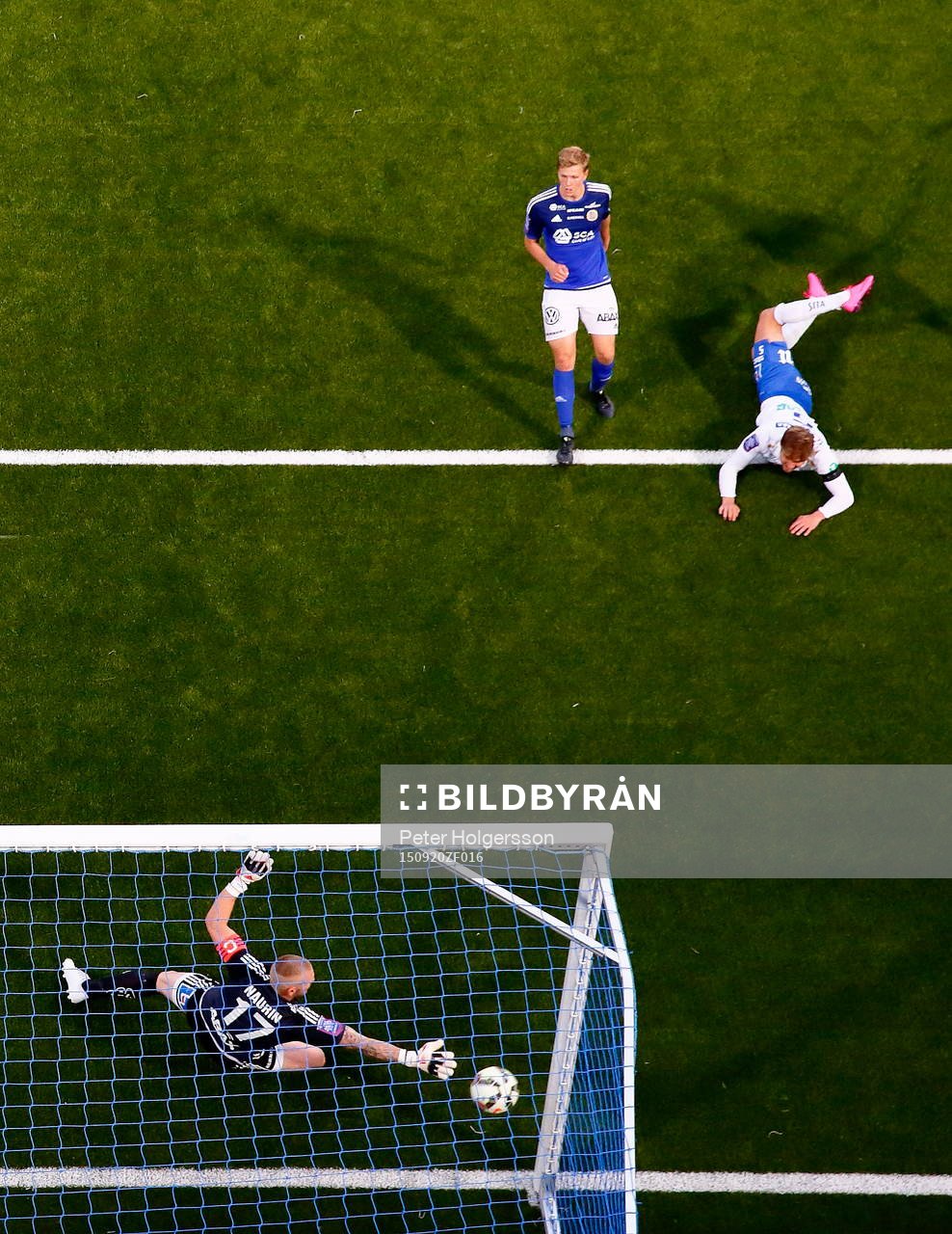 Mål 5-0 av Norrköpings Alexander Fransson förbi GIF