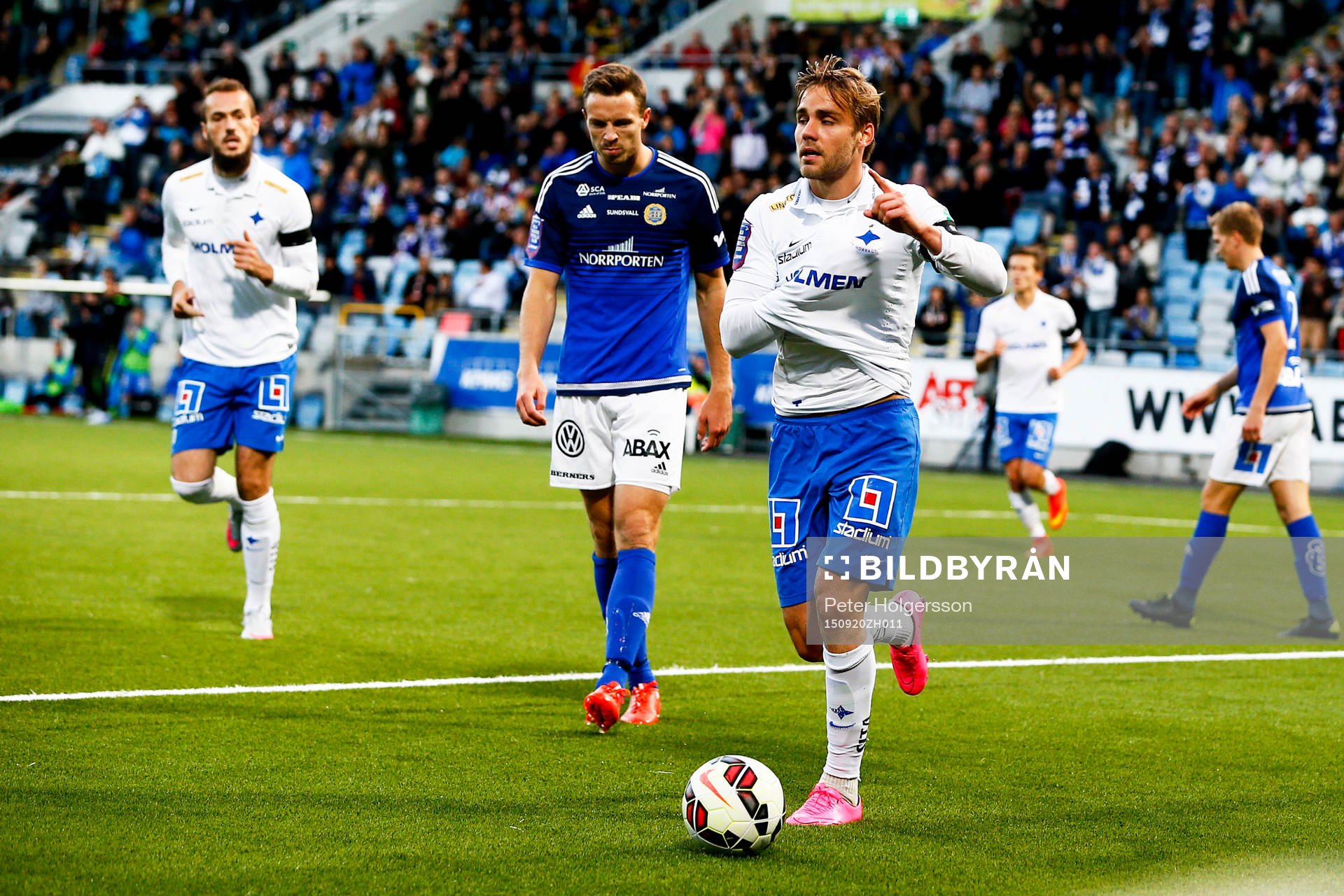 Norrköpings Christoffer Nyman jublar