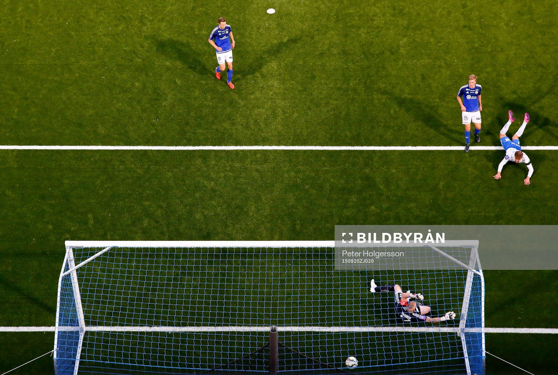 Mål 2-0 av NorrköpingsChristoffer Nyman förbi GIF