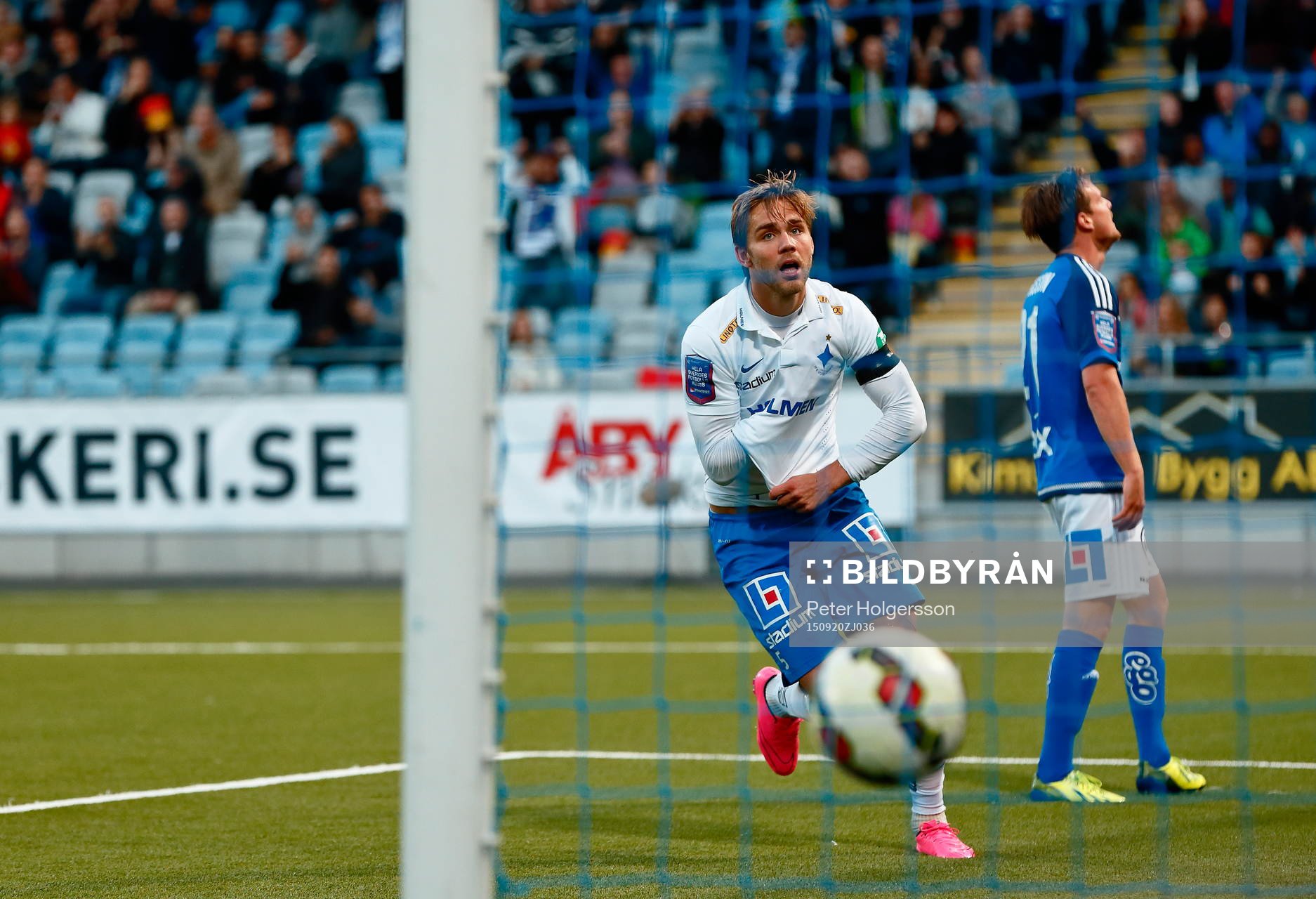 Norrköpings Christoffer Nyman jublar