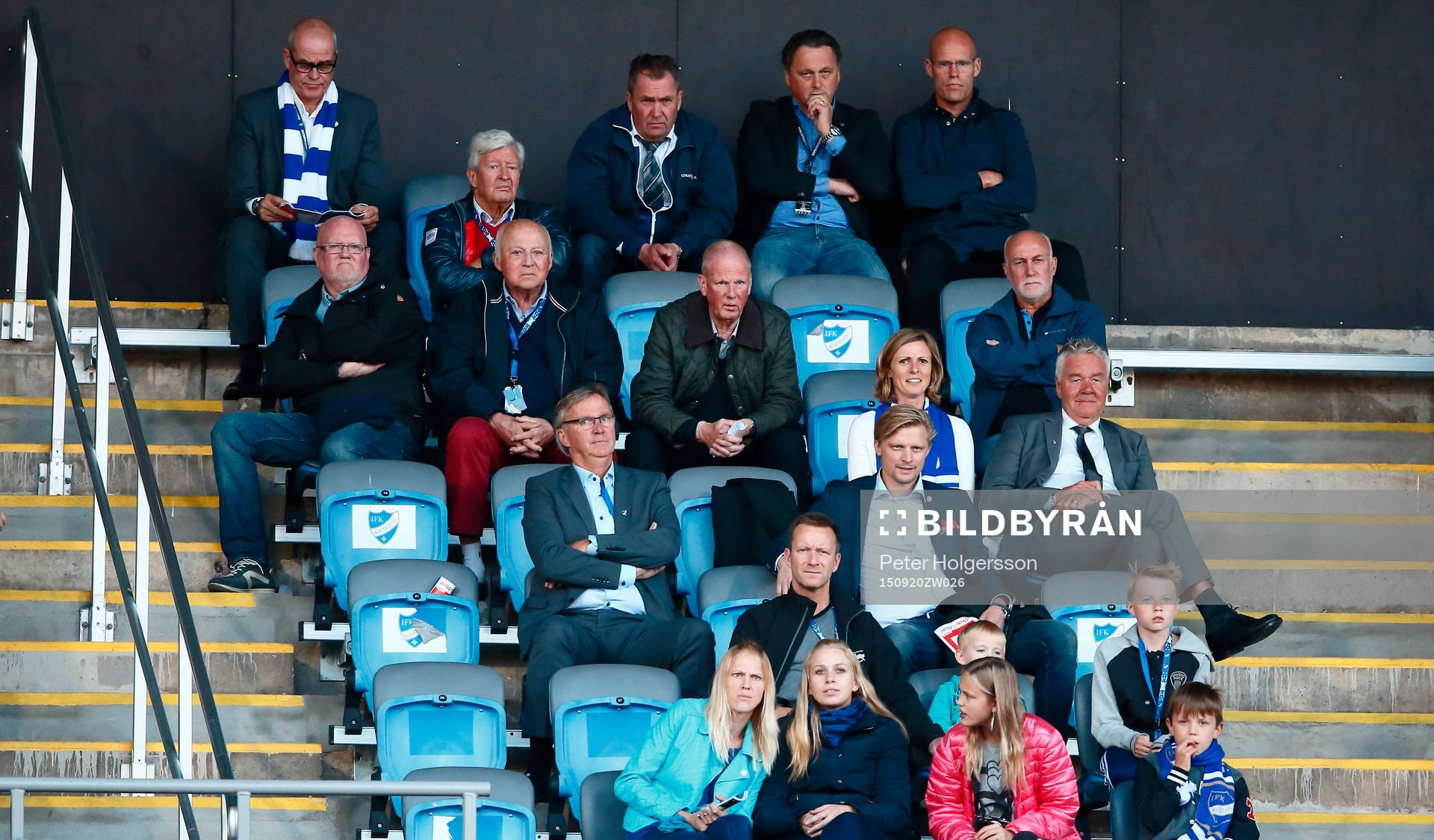 VD under fotbollsmatchen i Allsvenskan mellan Norrköping