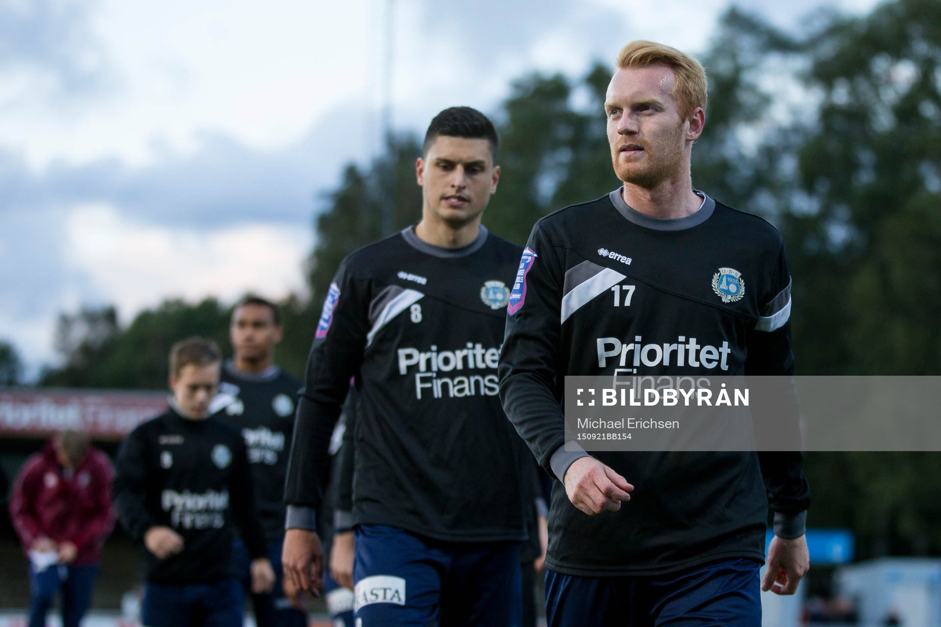 Utsiktens Robin Jonsson och Luka Mijaljevic värmer upp