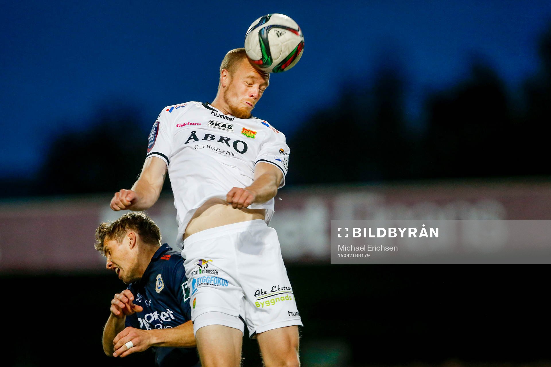 GAIS Björn Andersson i en nickduell