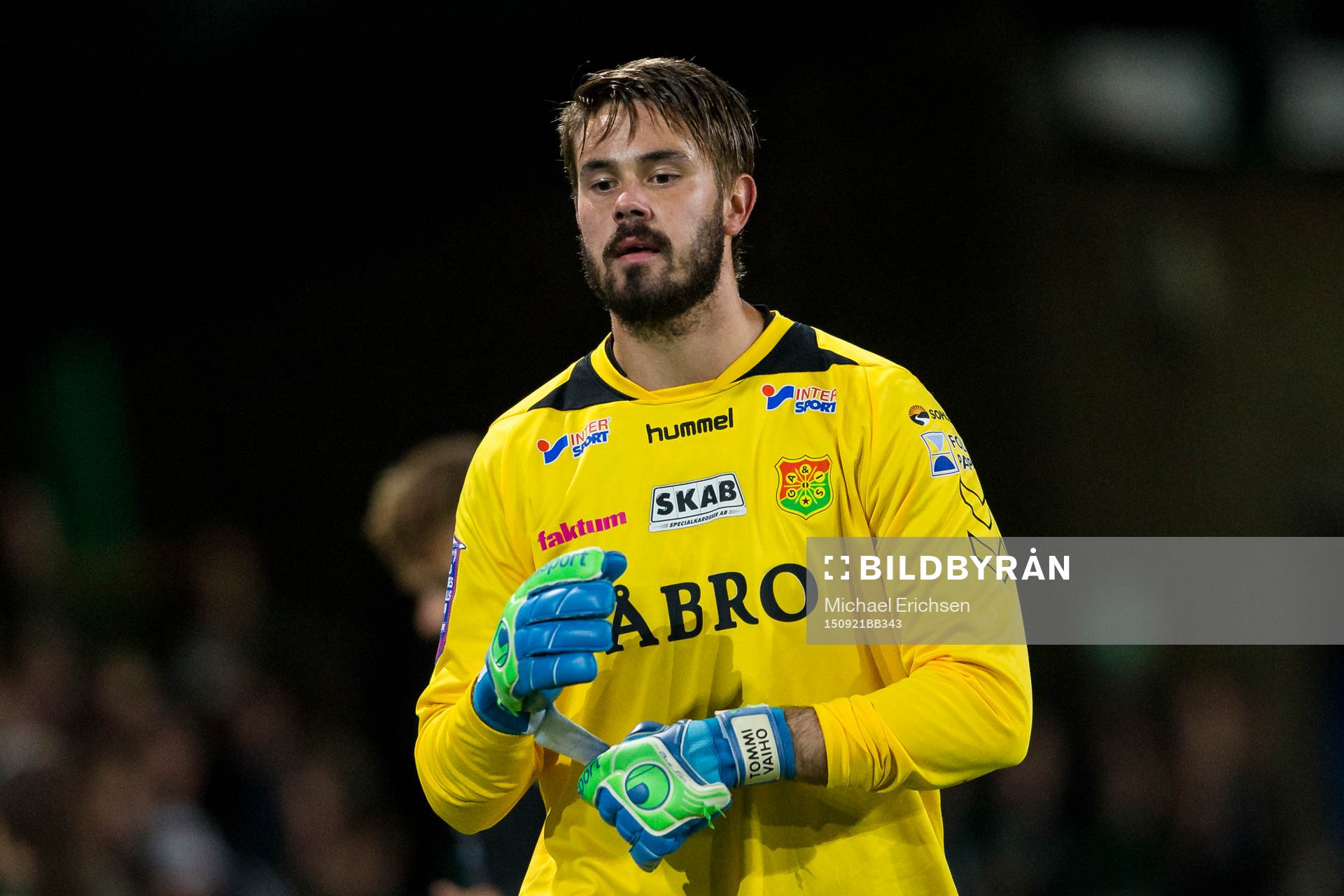 GAIS målvakt Tommi Vaiho deppar