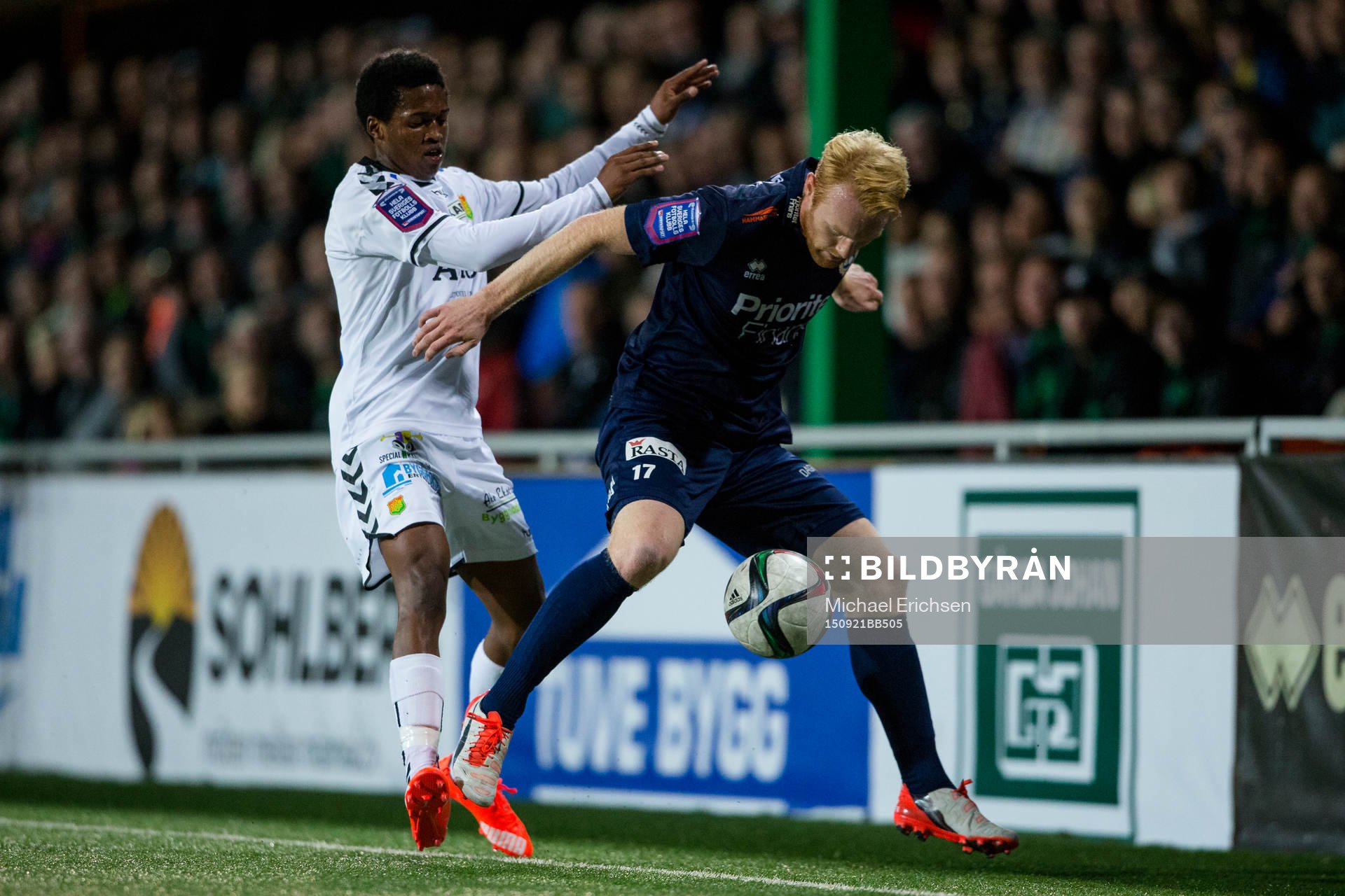 GAIS Luther Singh mot Utsiktens Robin Jonsson