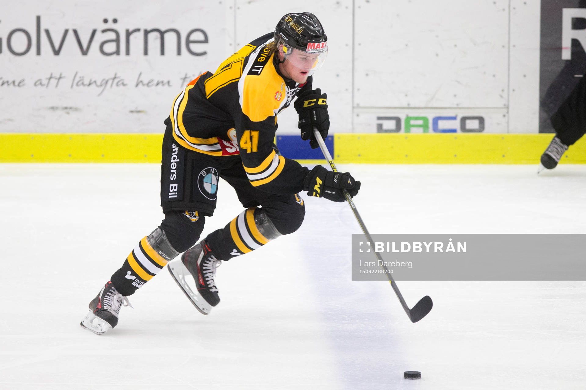 Panterns Kim Rosdahl i ishockeymatchen mellan Pantern och