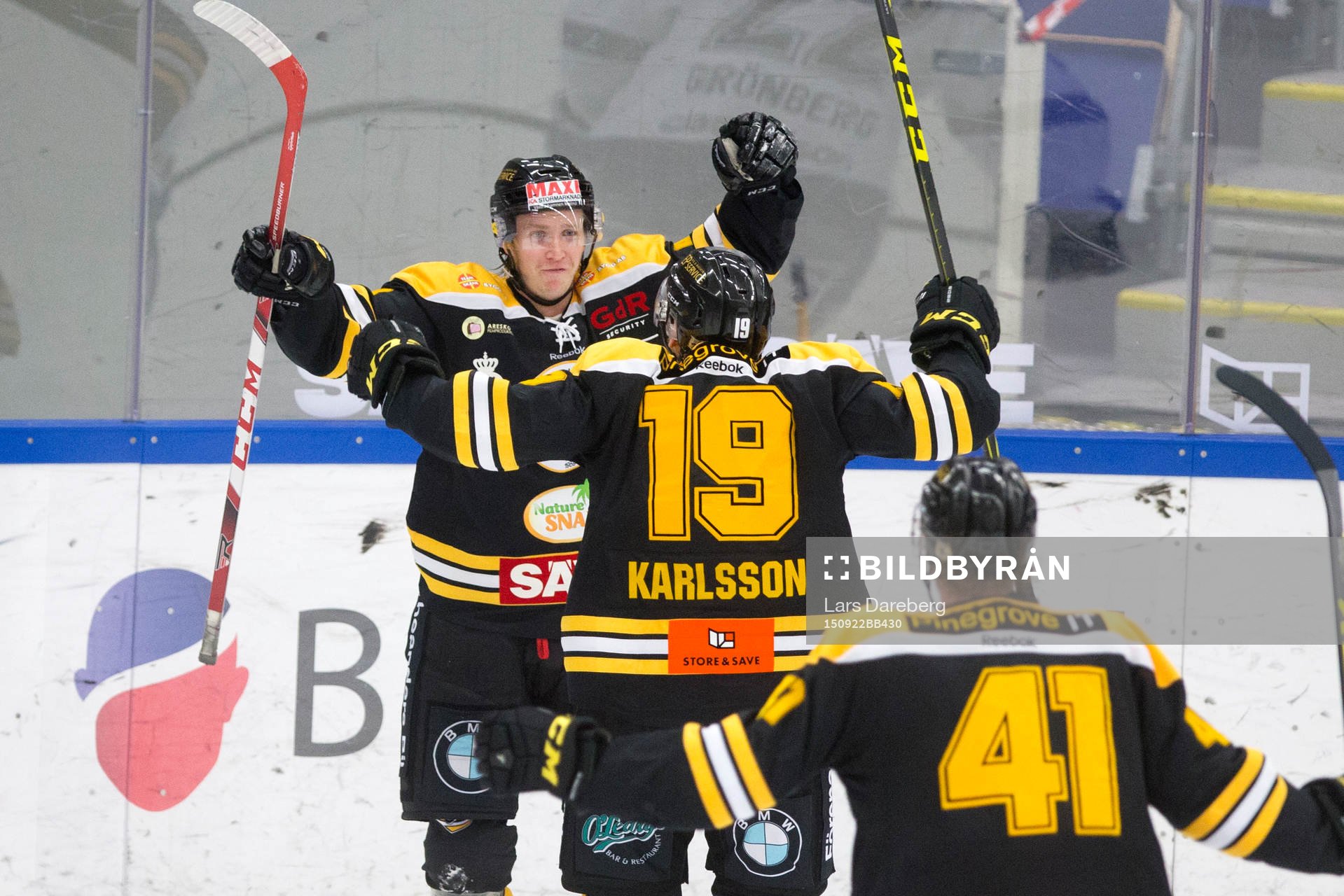 Panterns Kim Johansson jublar