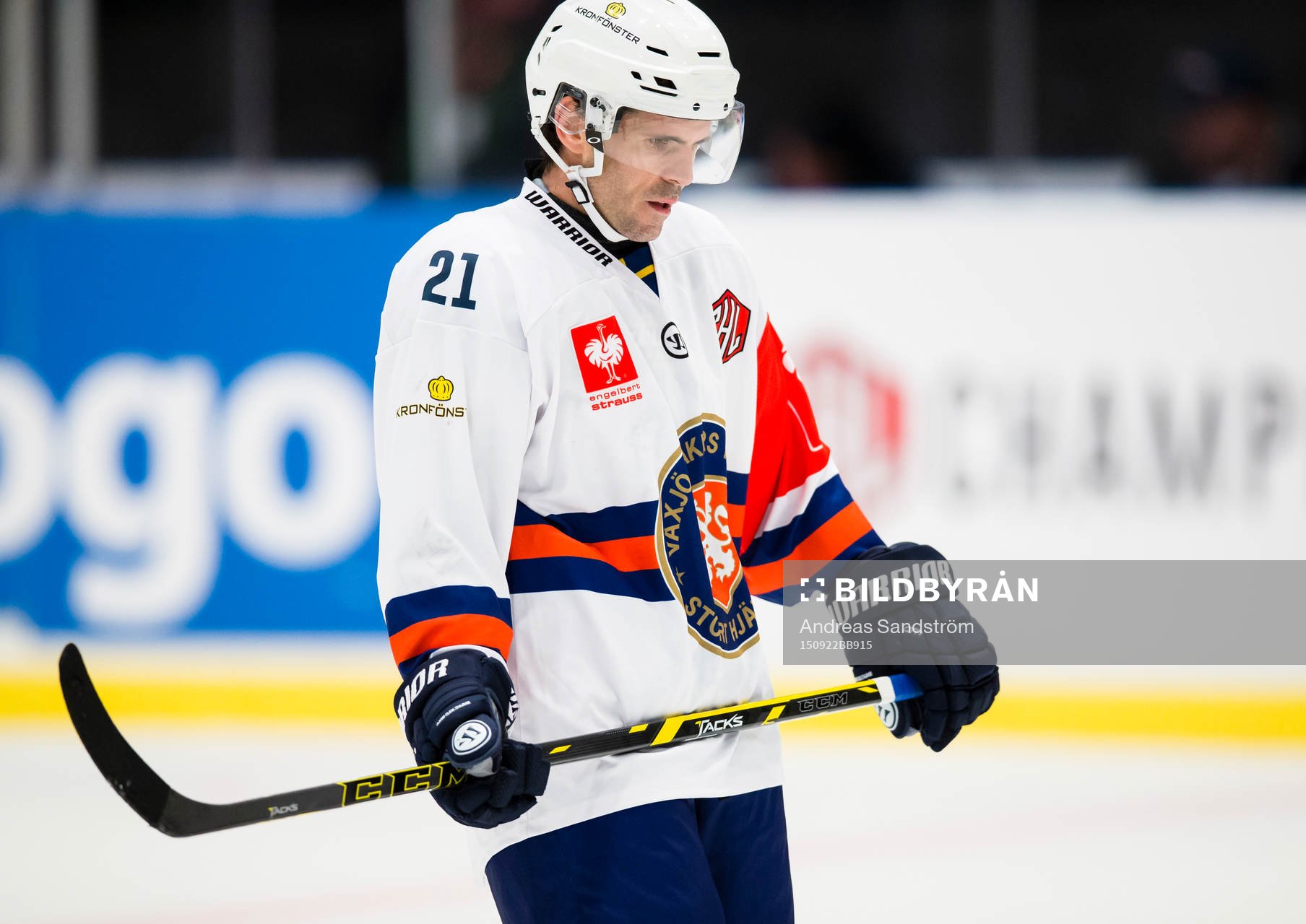 Växjös Cory Murphy ser deppig ut